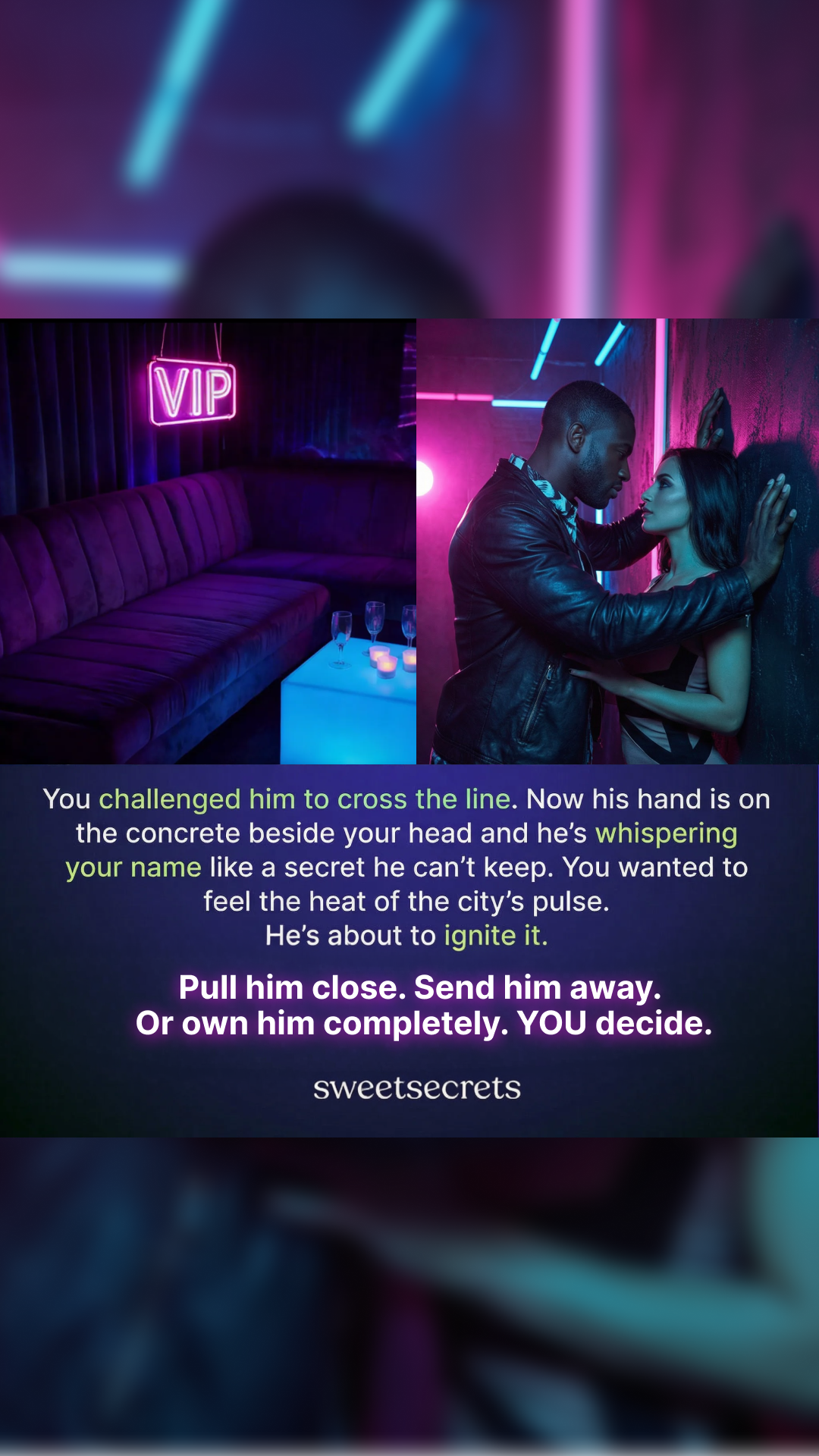 Sweetsecrets Facebook ad