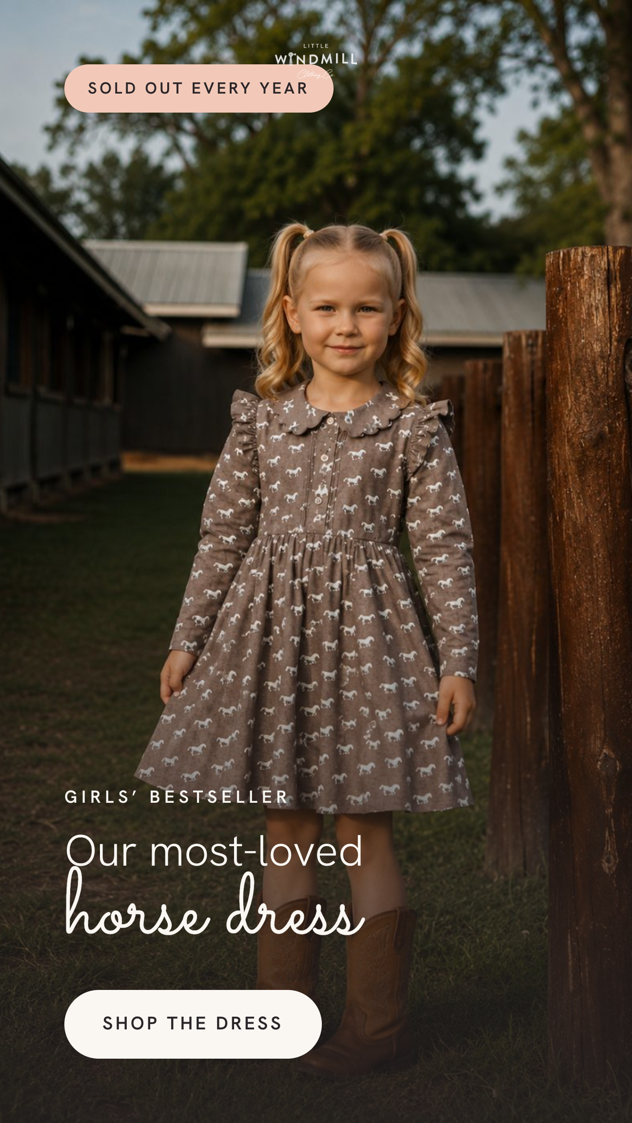 Little Windmill Clothing Co Facebook ad