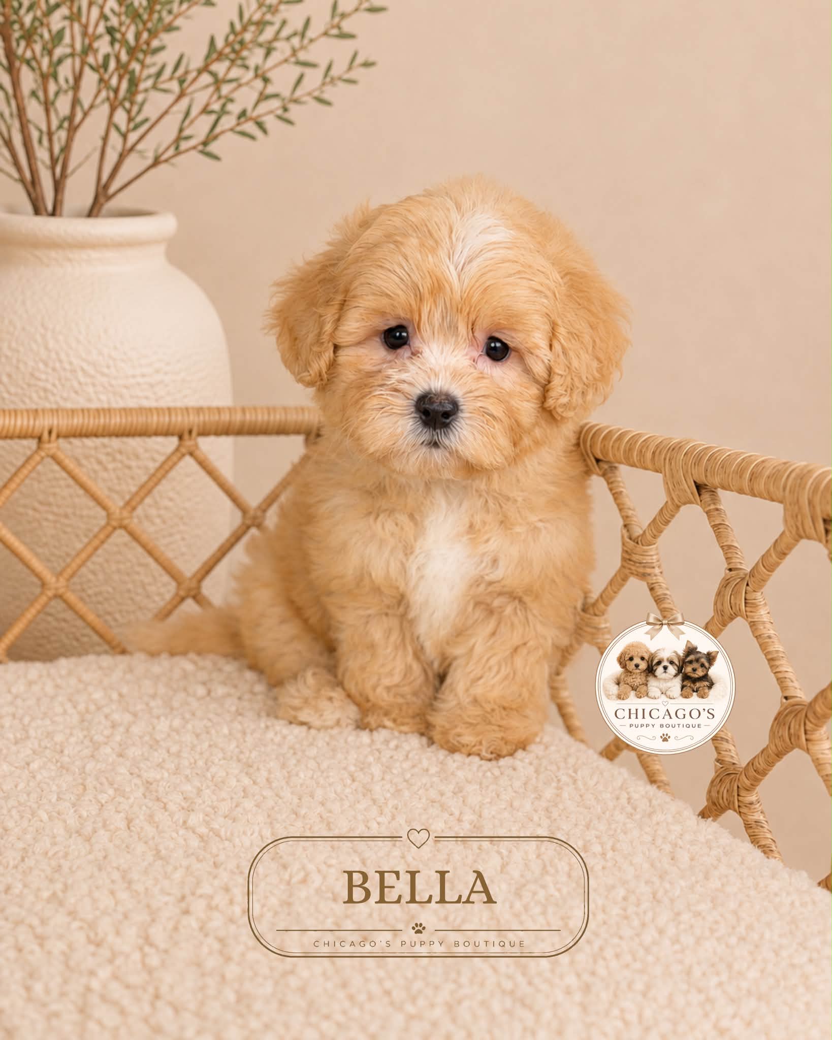 Chicago's Puppy Boutique Facebook ad: So many tiny personalities, one very hard decision……