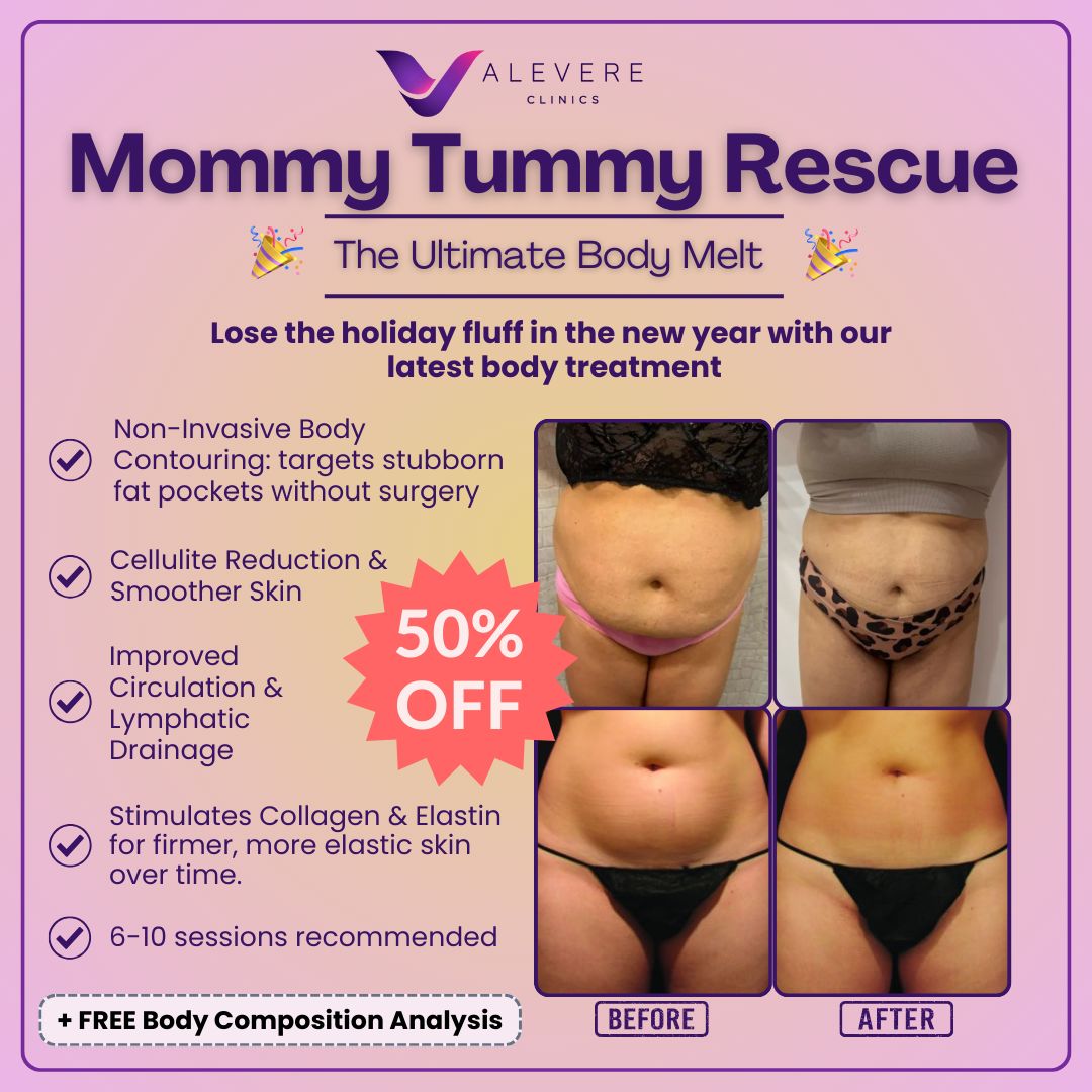 Alevere Clinics Facebook ad: Non-Surgical Lipo - Now Just £59