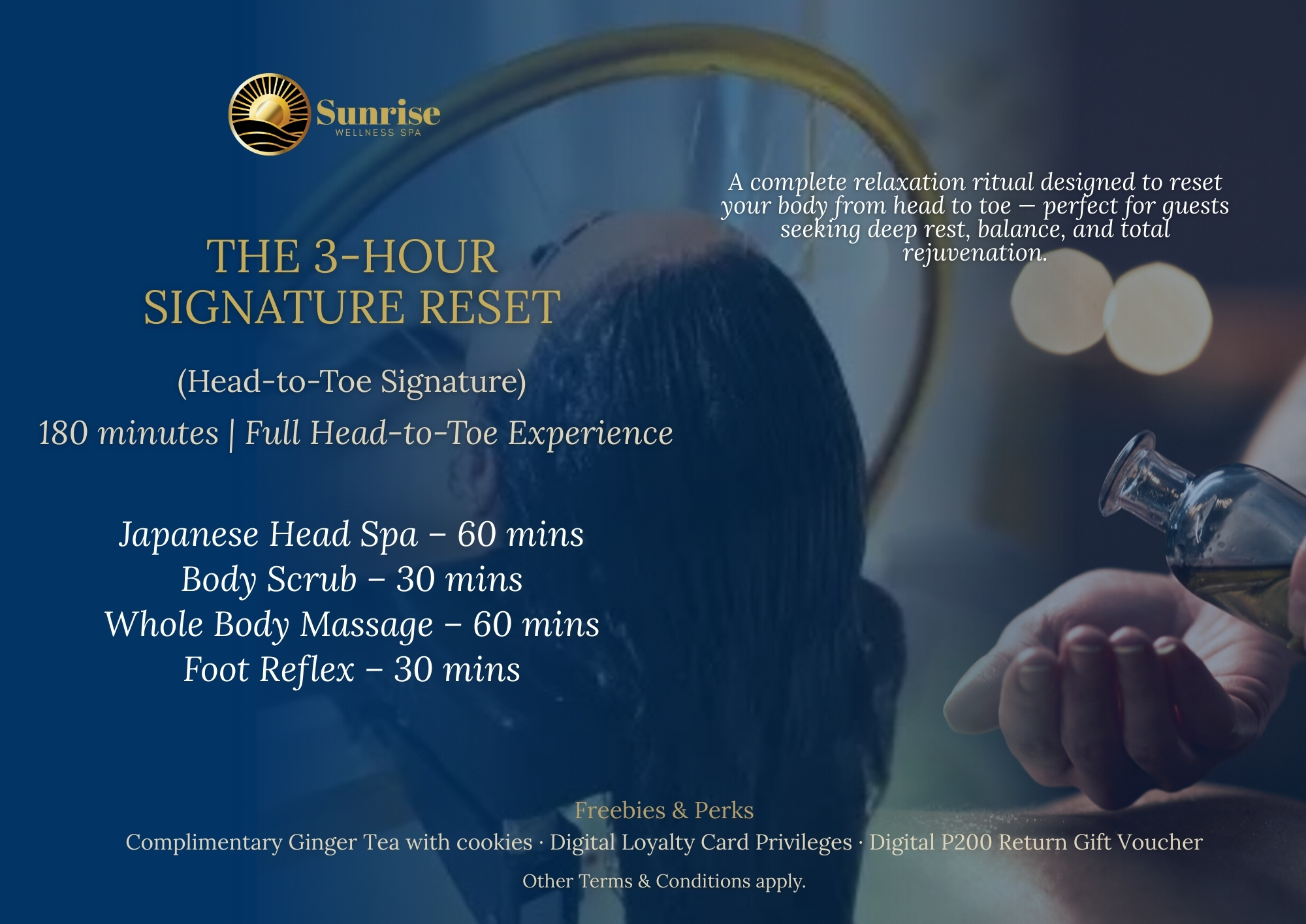 Sunrise Wellness Spa Makati Branch Facebook ad: This Is What Real Rest Feels Like