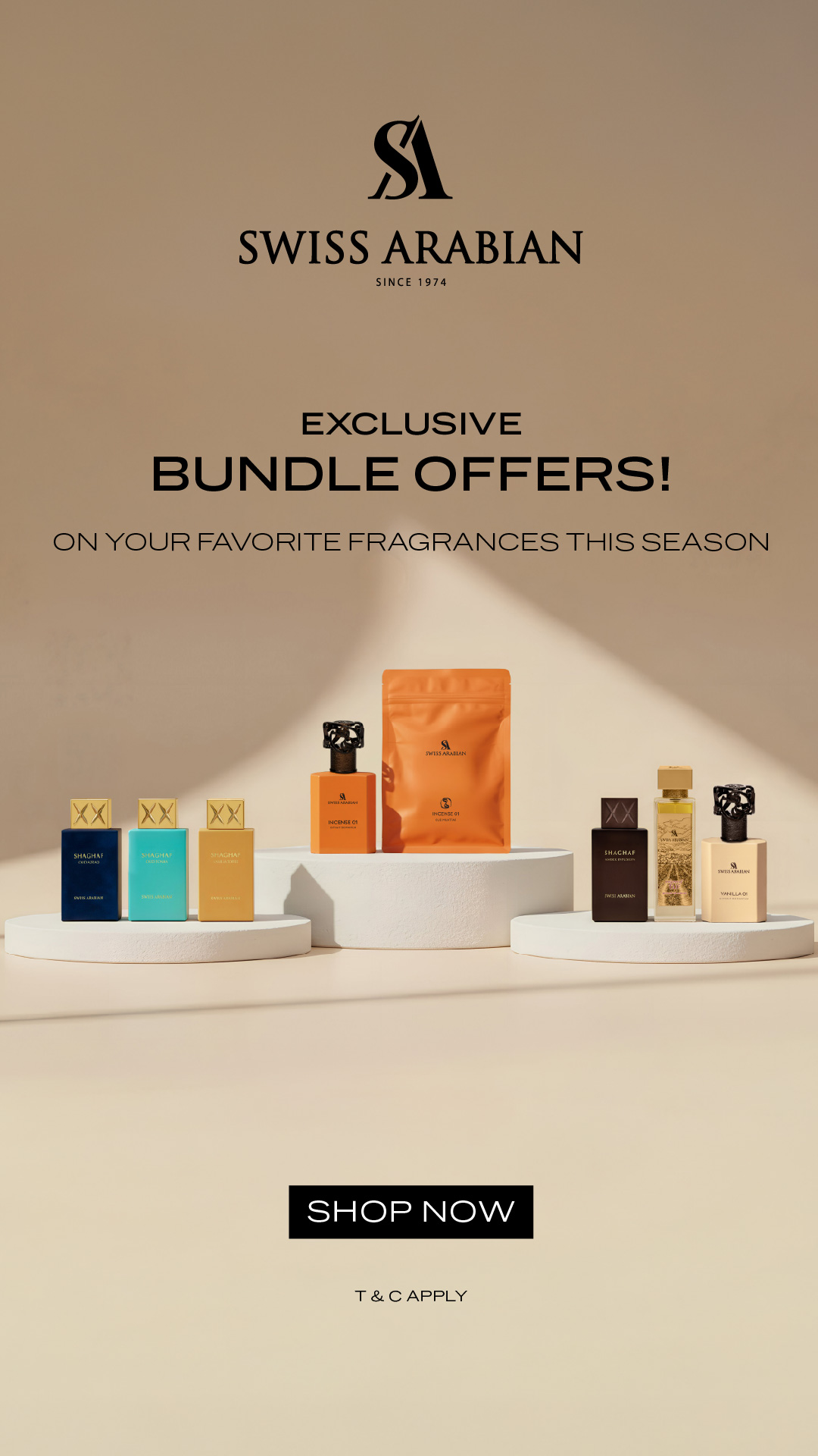 Swiss Arabian Perfumes Facebook ad