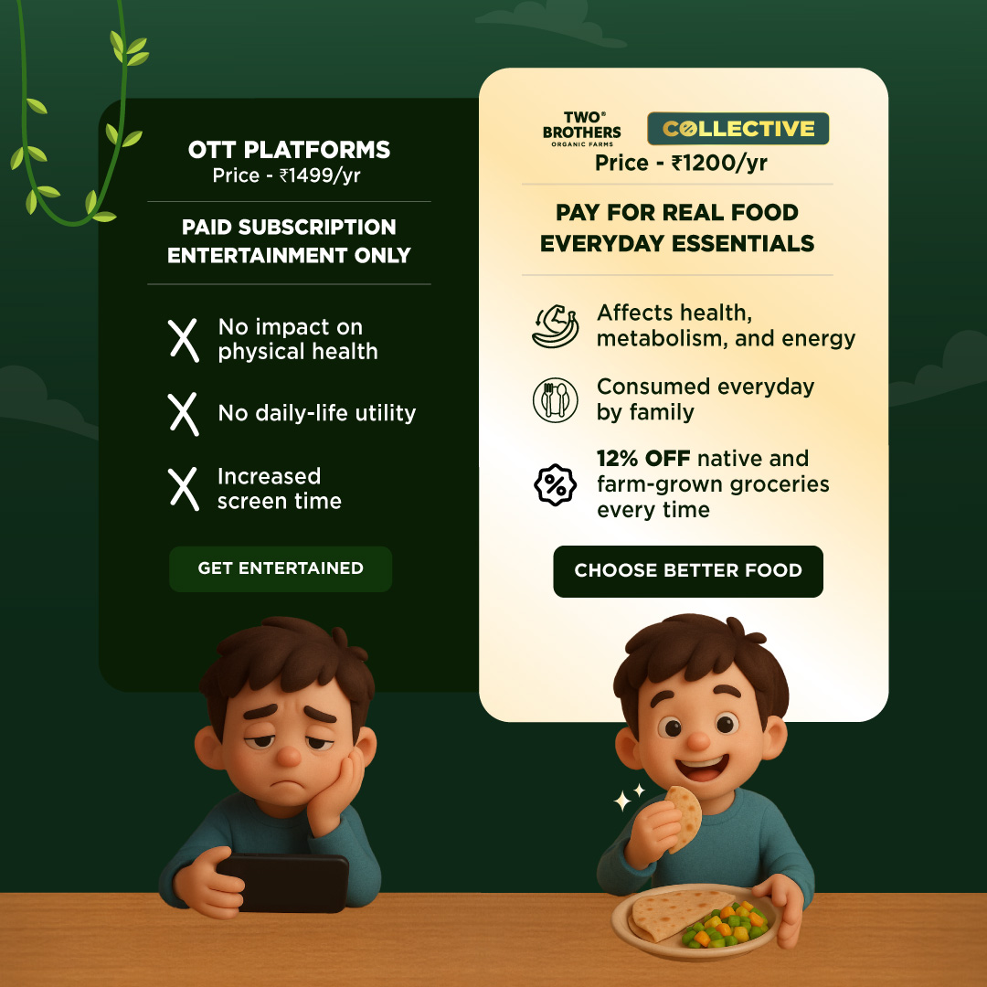 Two Brothers Organic Farms Facebook ad