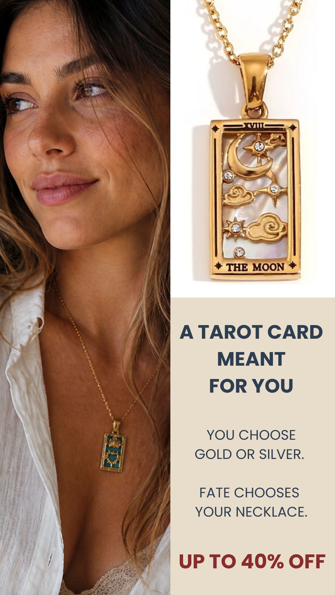Moonwhim Facebook ad: Trust the symbol that finds you