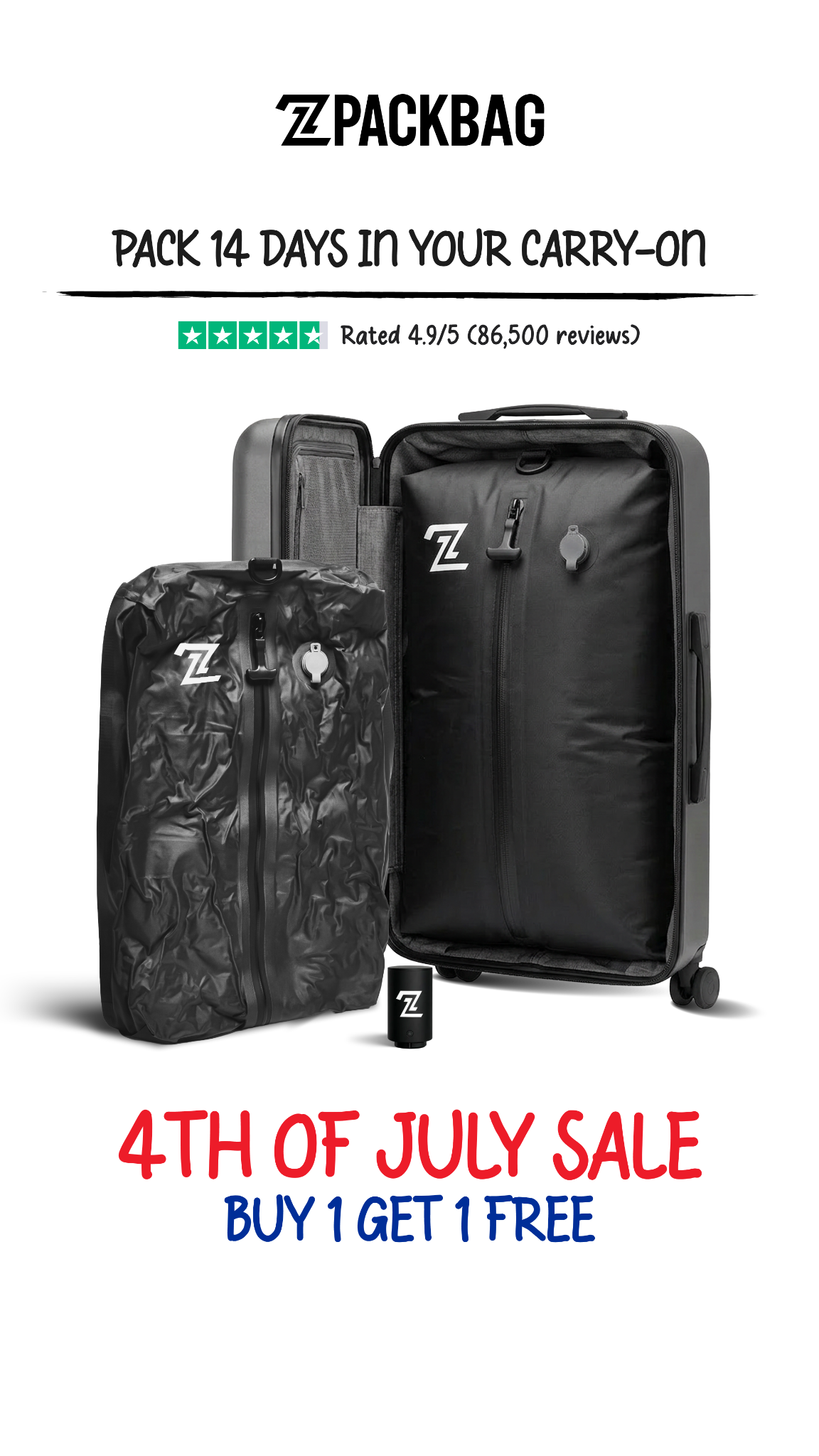 2packbag Facebook ad