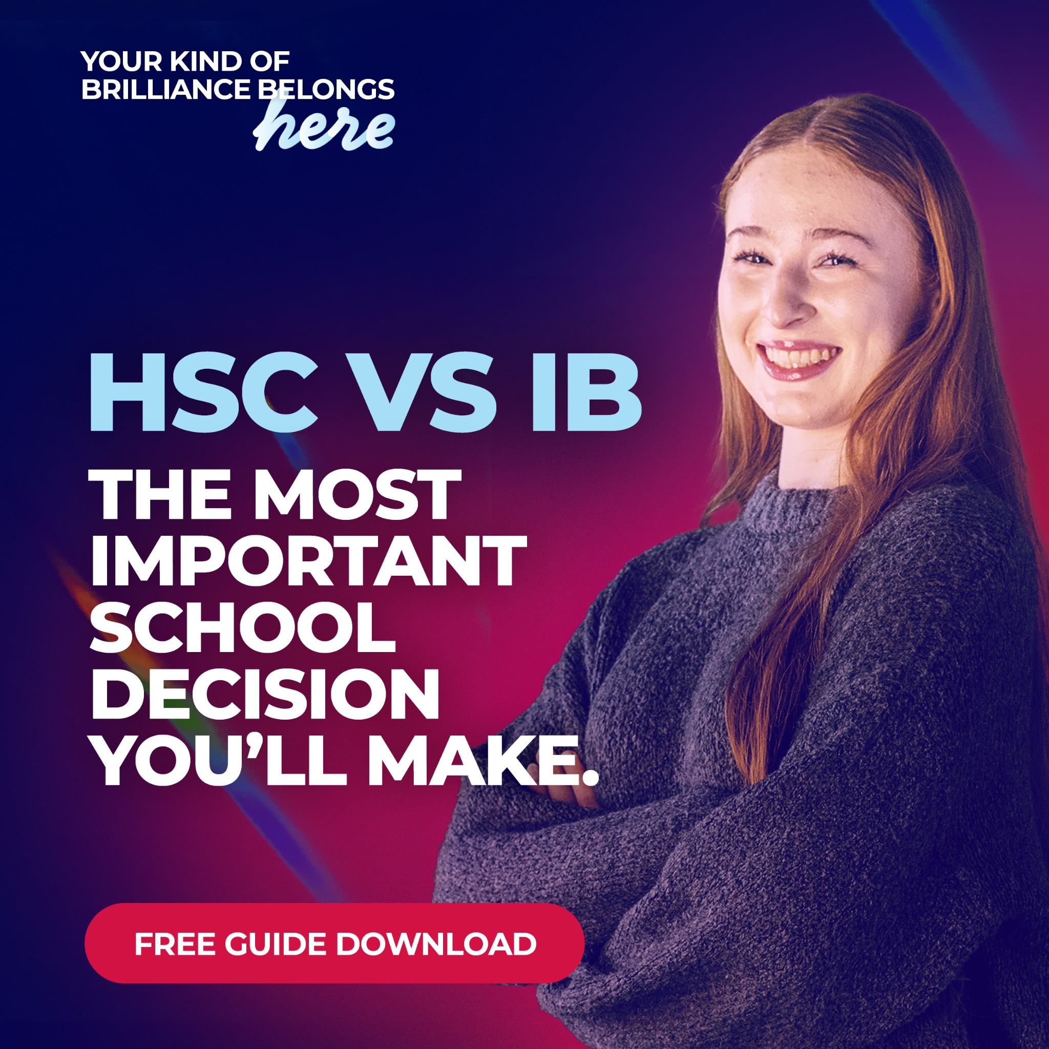 Westbourne College Sydney Facebook ad