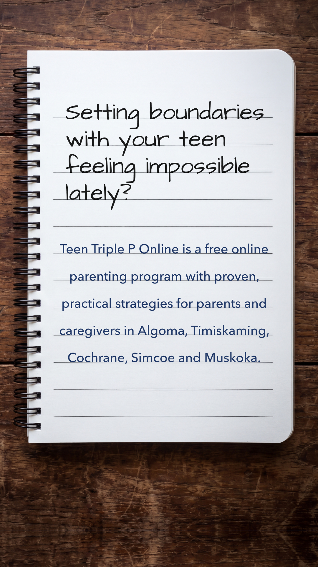 Triple P Canada - Positive Parenting Program Facebook ad