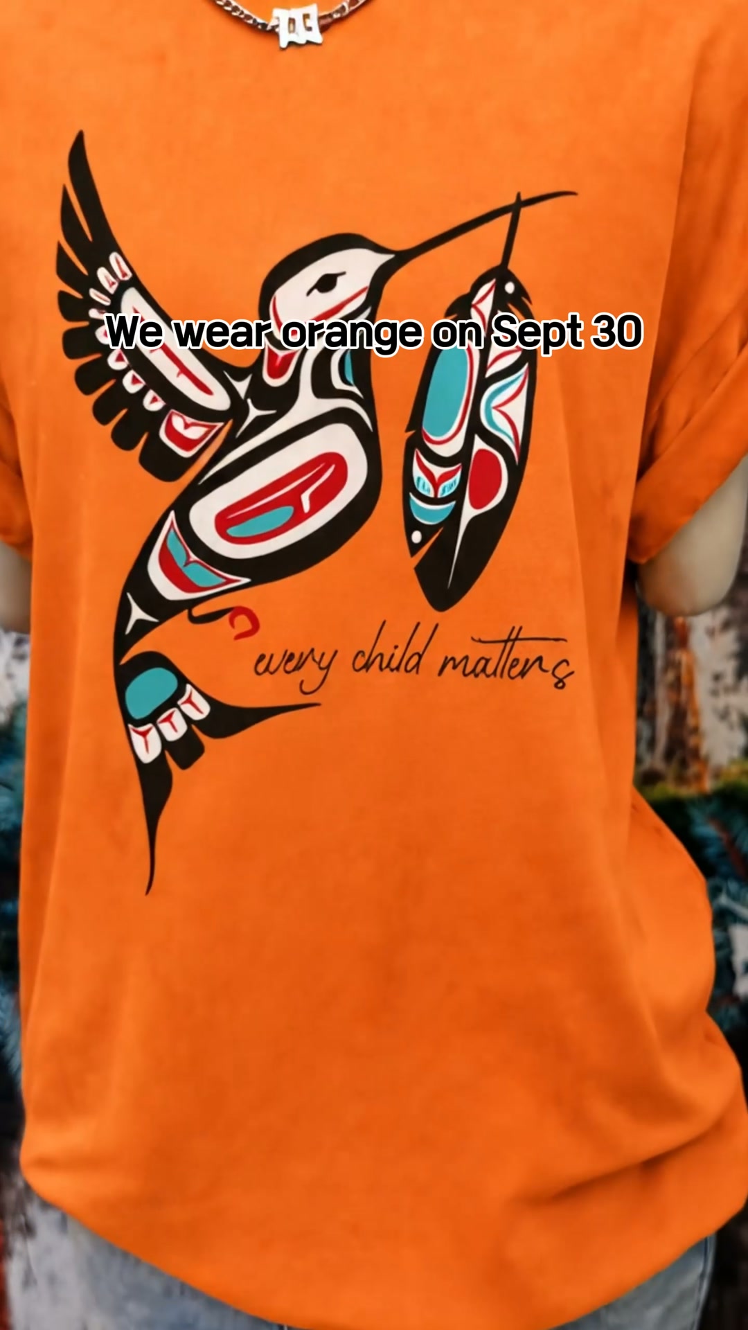 Empower Native Voice Community Facebook ad: Every Child Matters Wears Orange