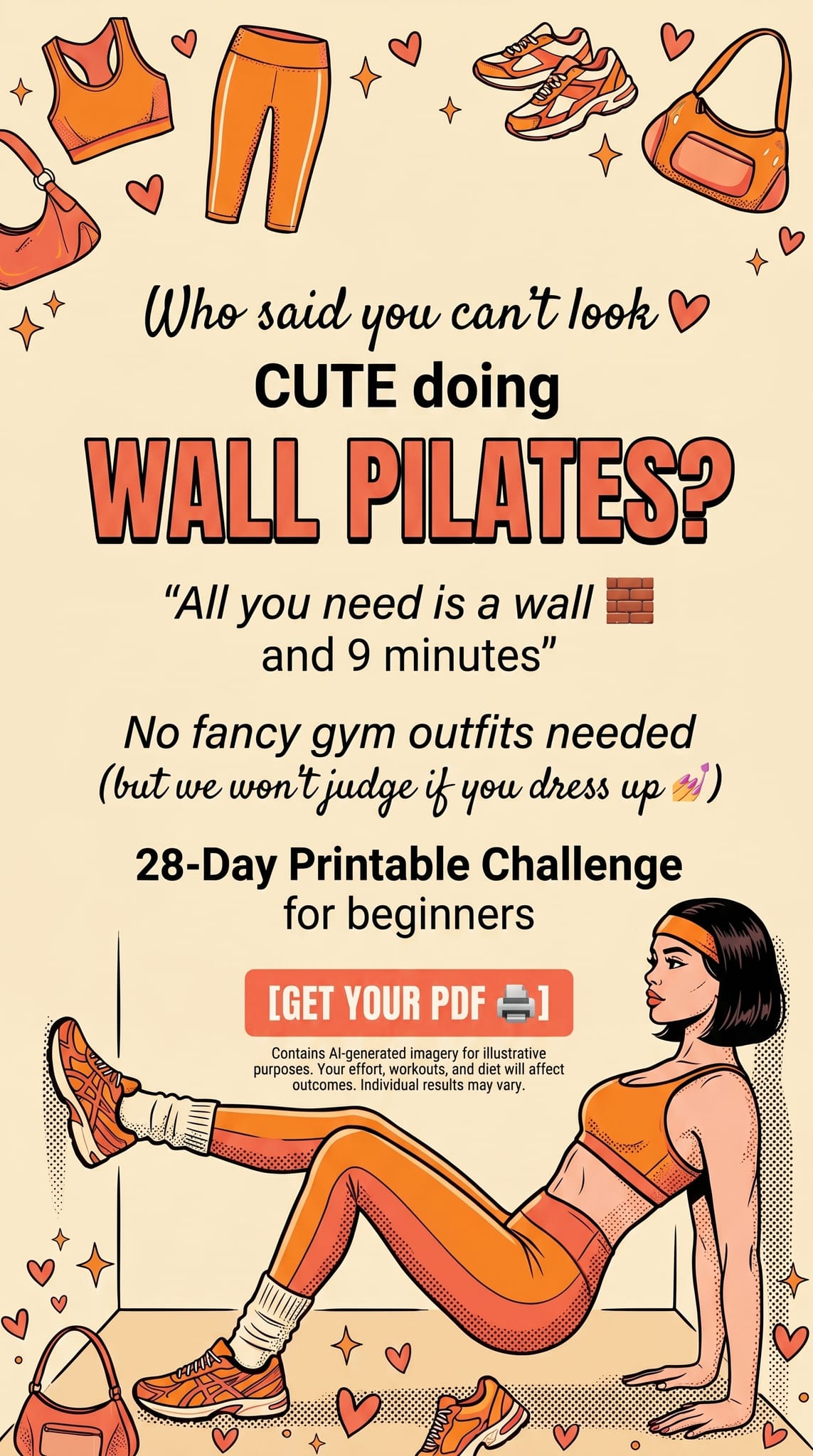 Asian Pilates Challenge Facebook ad: Start Transformation Now!