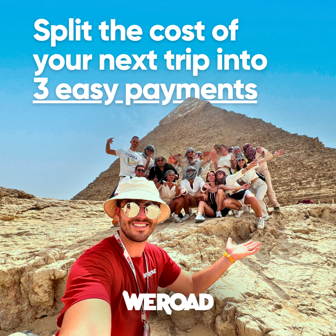 WeRoad Travel Facebook ad