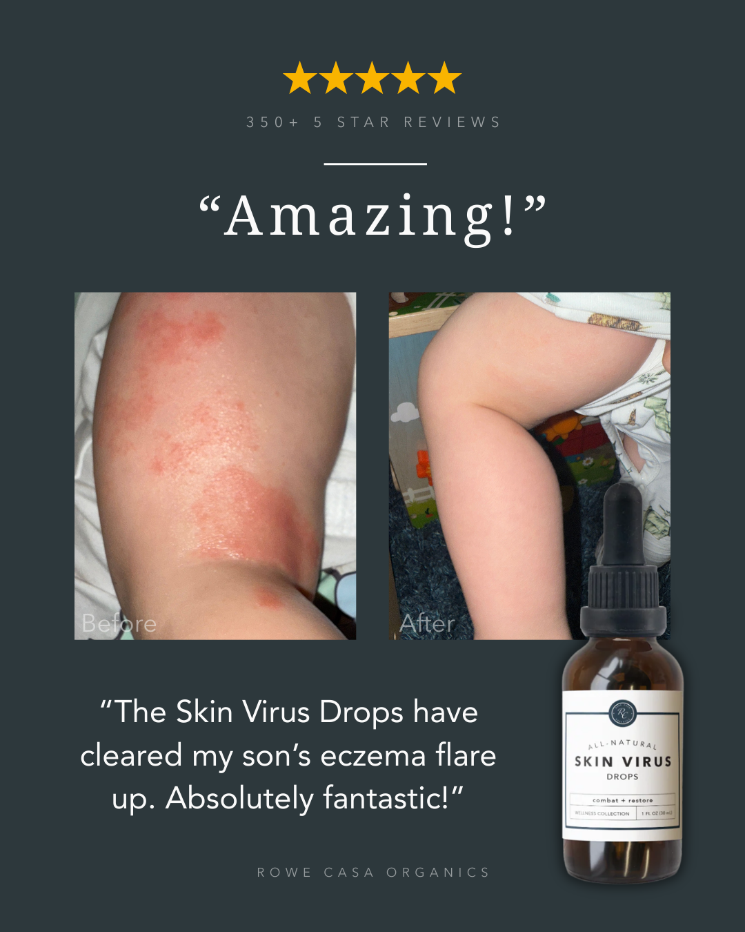 Rowe Casa Organics Facebook ad