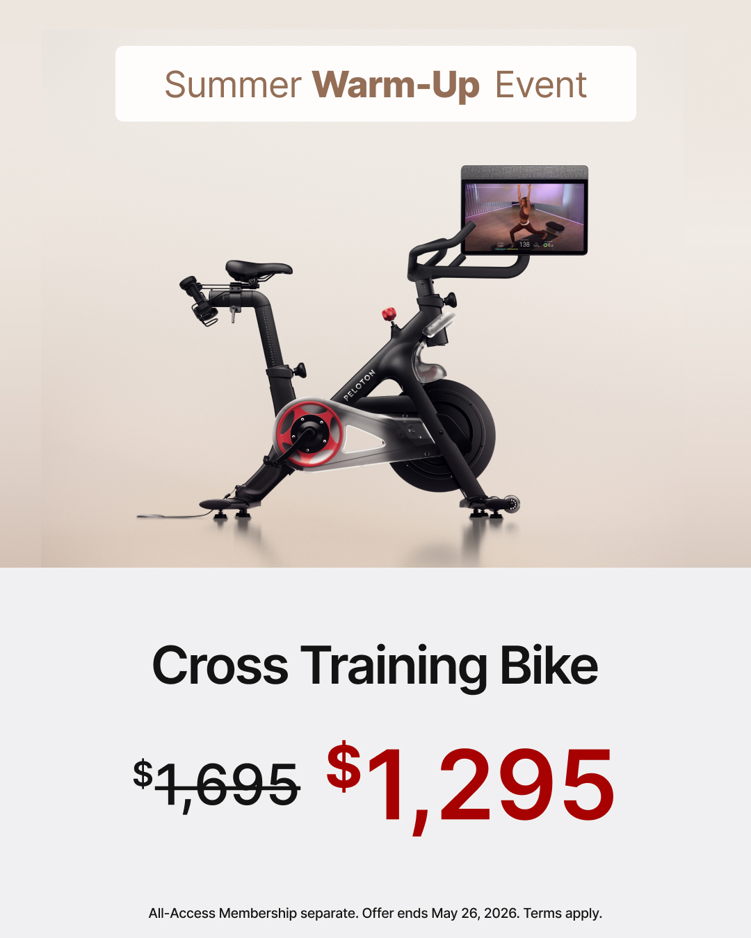 Peloton Facebook ad