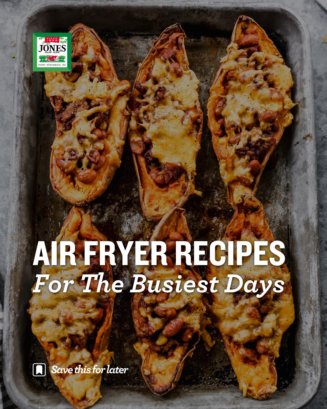 Jones Dairy Farm Facebook ad: Between rushed mornings, late practices, and snacks that…