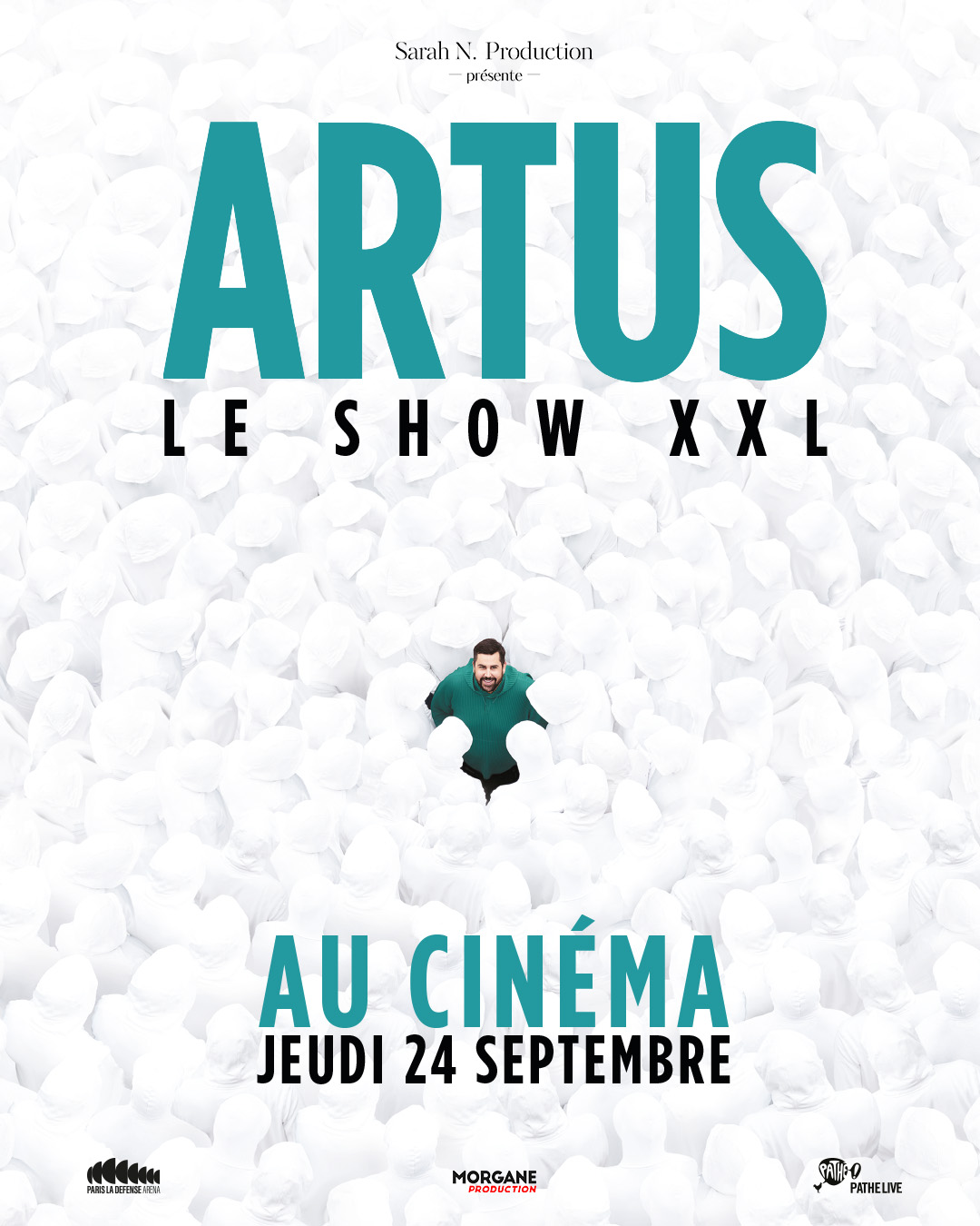 Artus Facebook ad: Tu étais à Paris La Défense Arena?