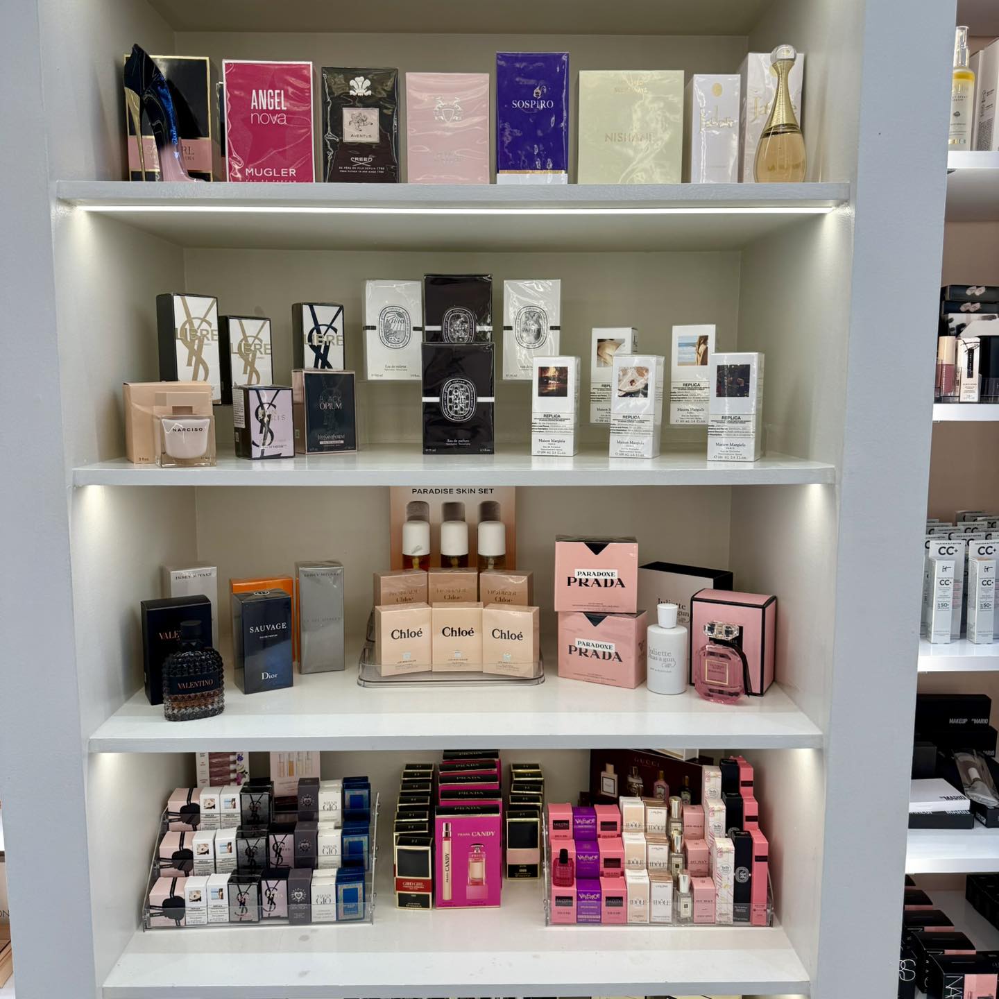 Shared Secrets Luxury Cosmetics Store Facebook ad