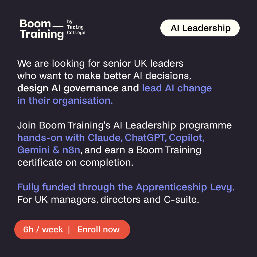 Boom Training Apprenticeships Facebook ad