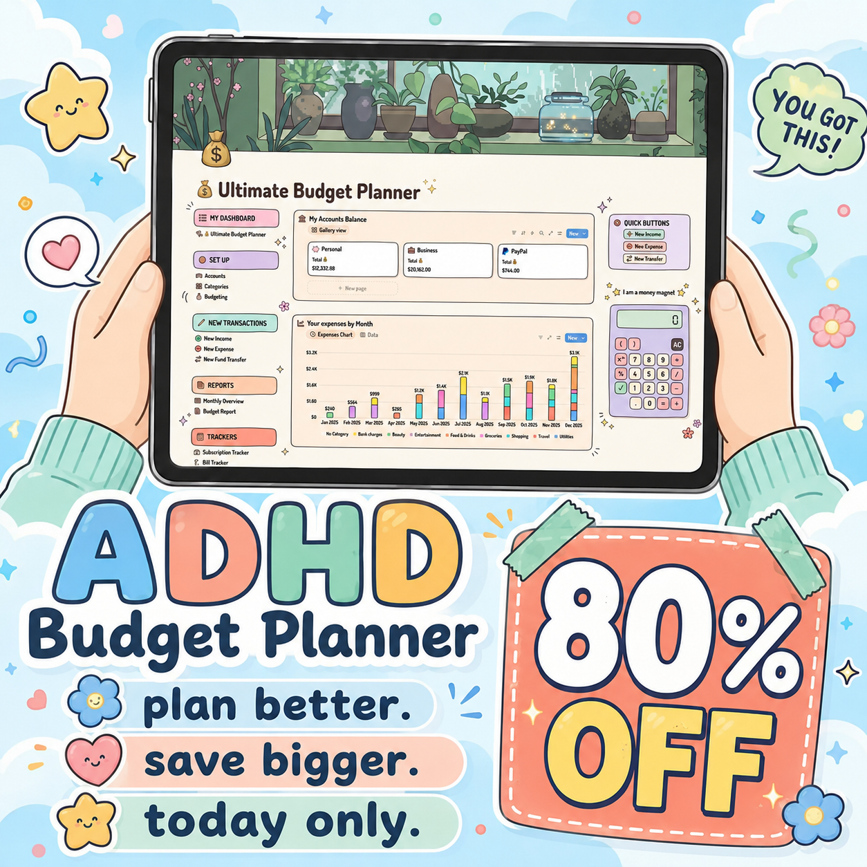 Budget by Steph Facebook ad