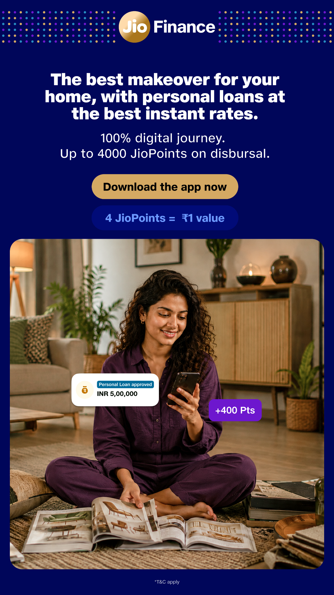 JioFinance Facebook ad