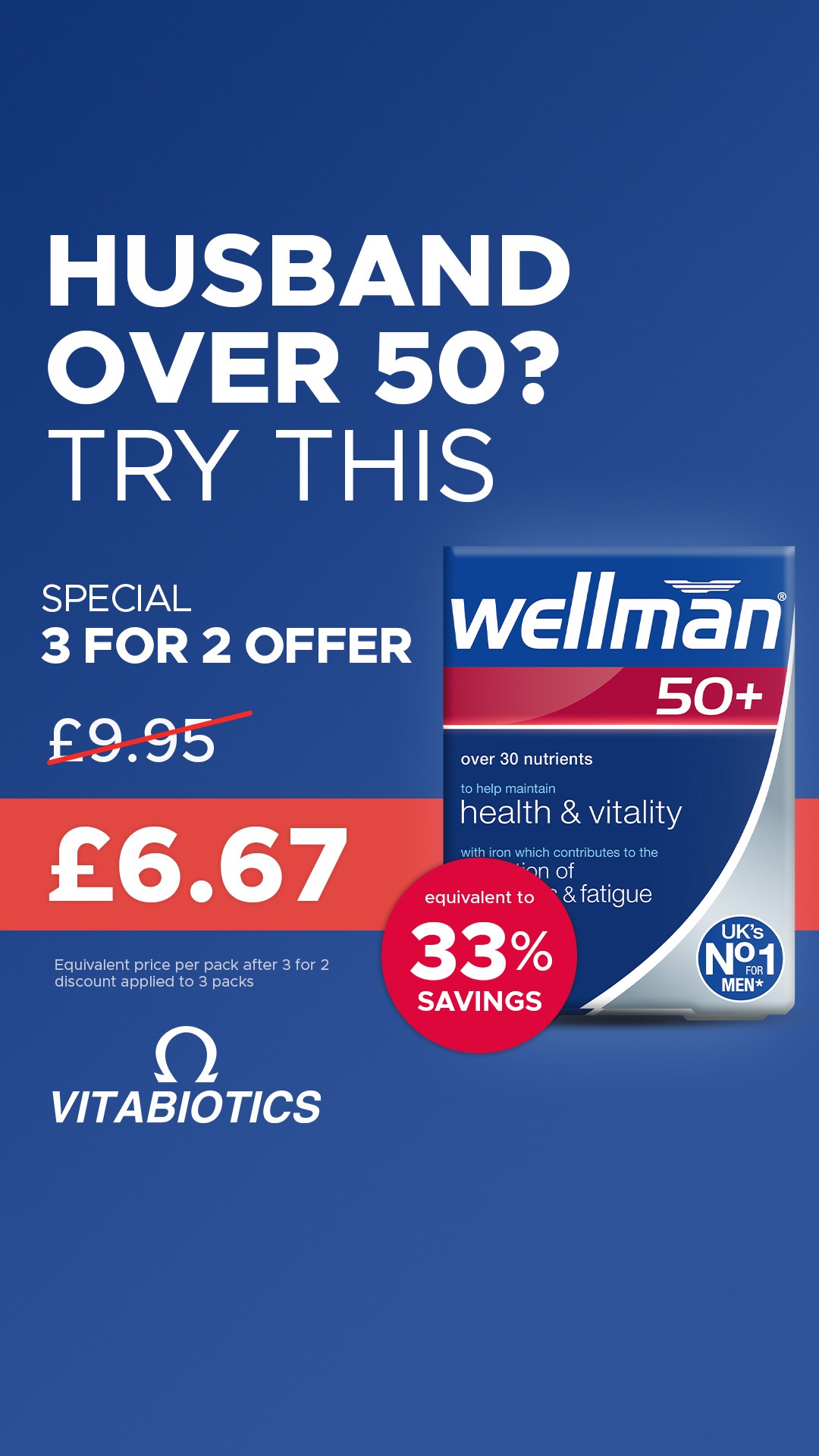 Vitabiotics Facebook ad