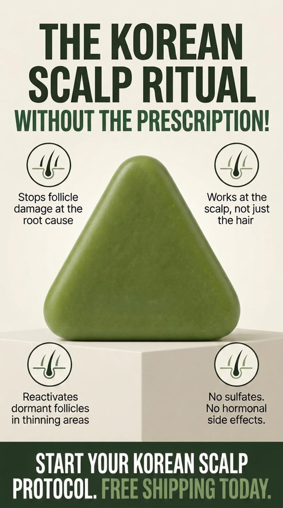 The Men's Hair Code Facebook ad