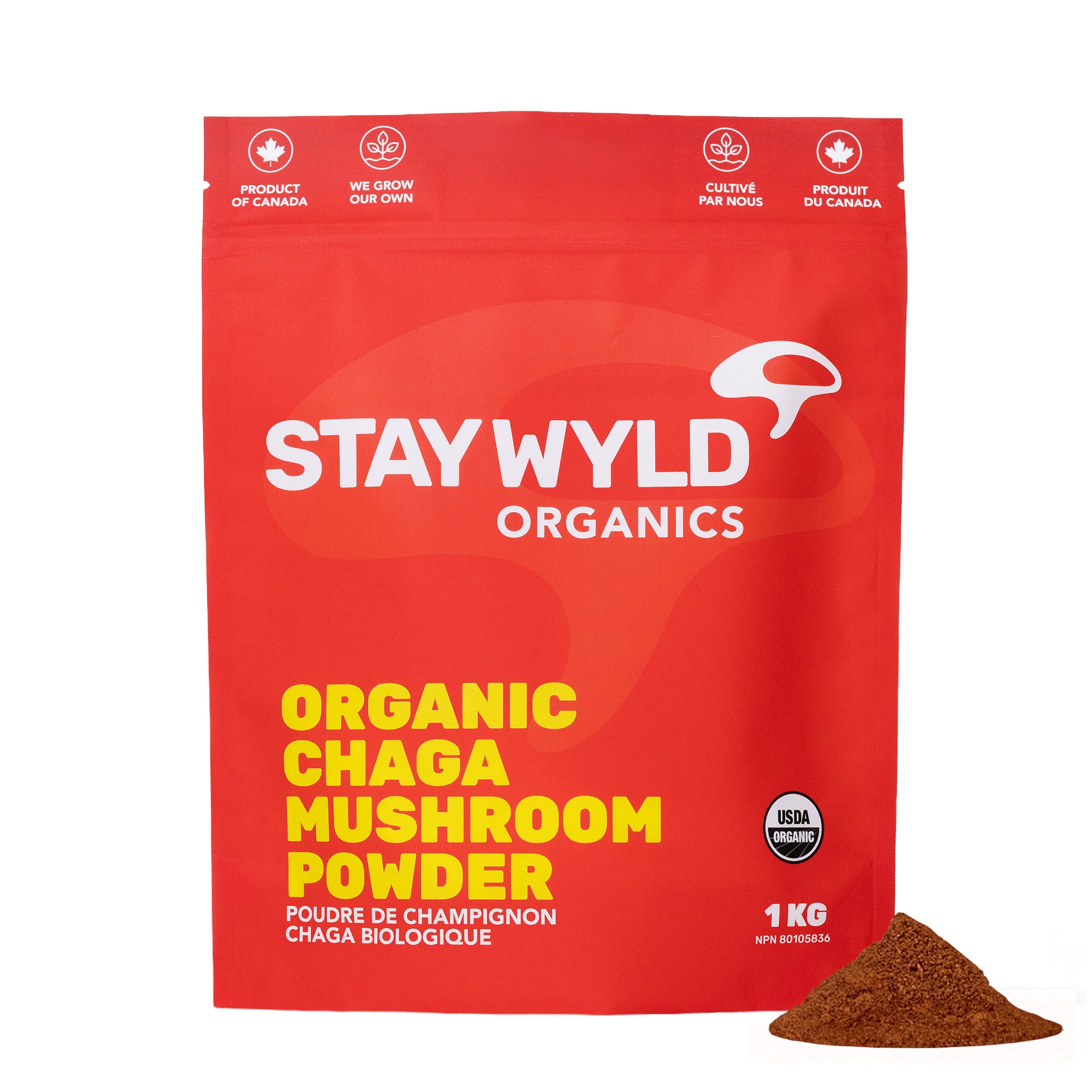 Stay Wyld Organics Facebook ad: Reset your mood, refocus your mind.