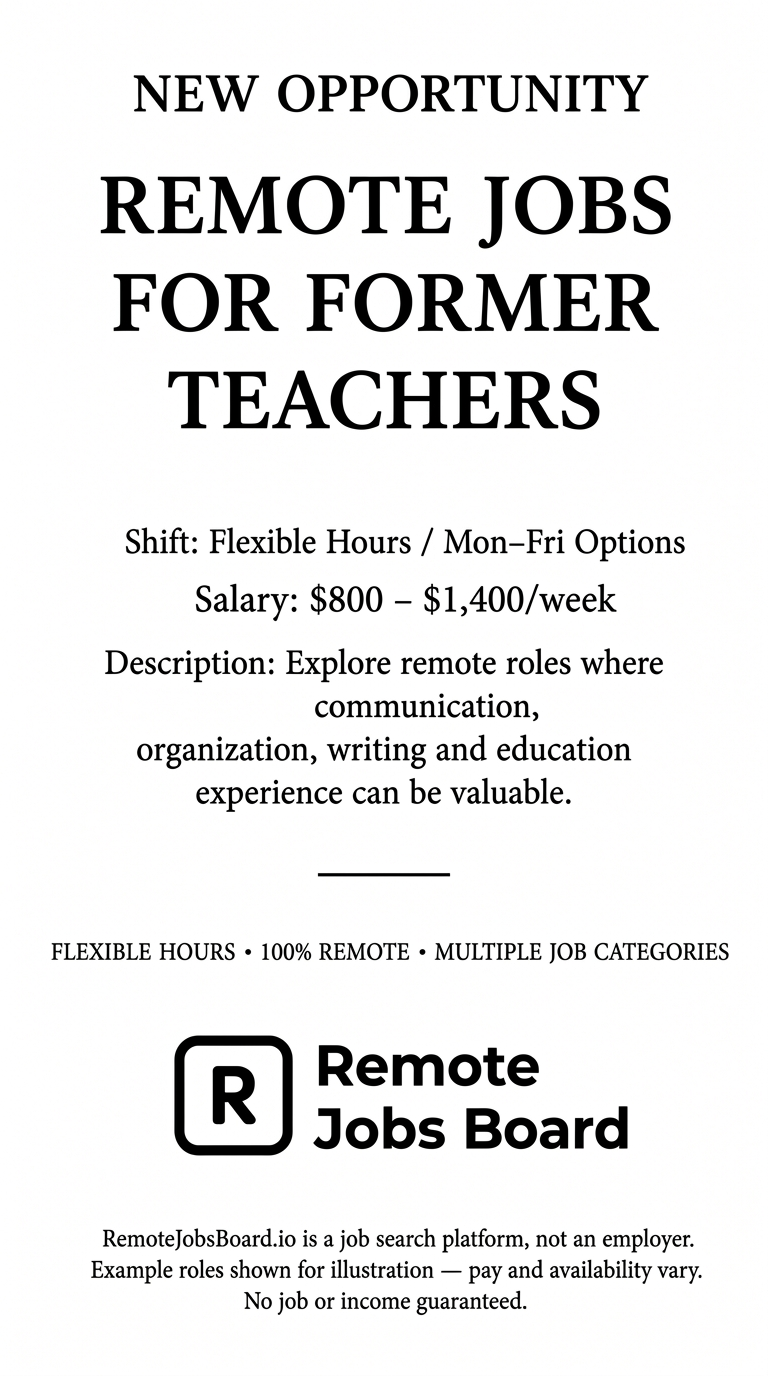 Remote Jobs Board - Work From Anywhere Facebook ad
