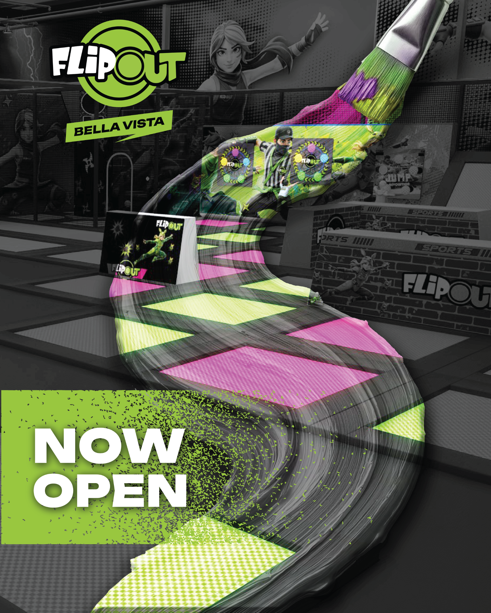 Flip Out Australia Facebook ad