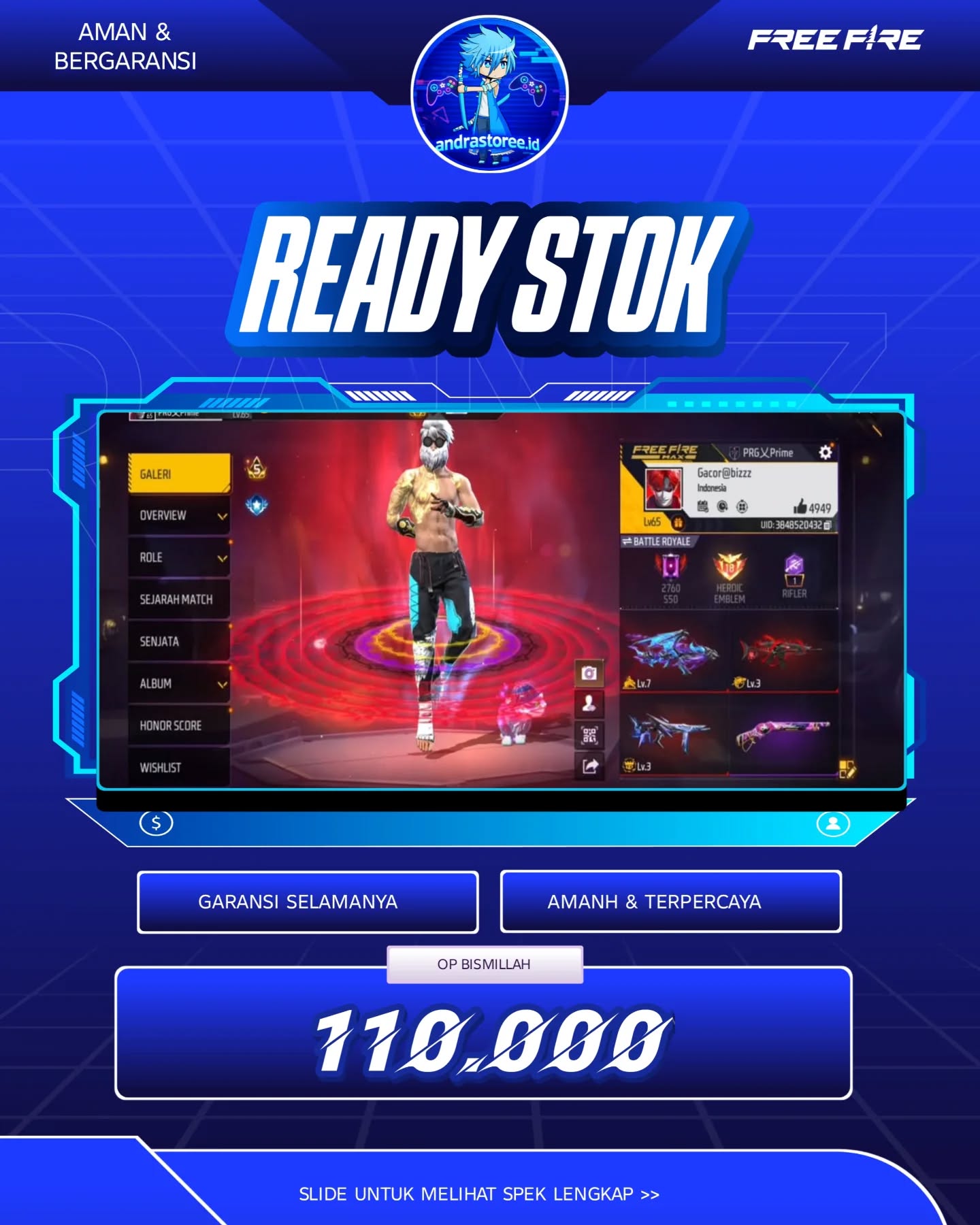 andrastoree.id Facebook ad from Apr 6, 2026