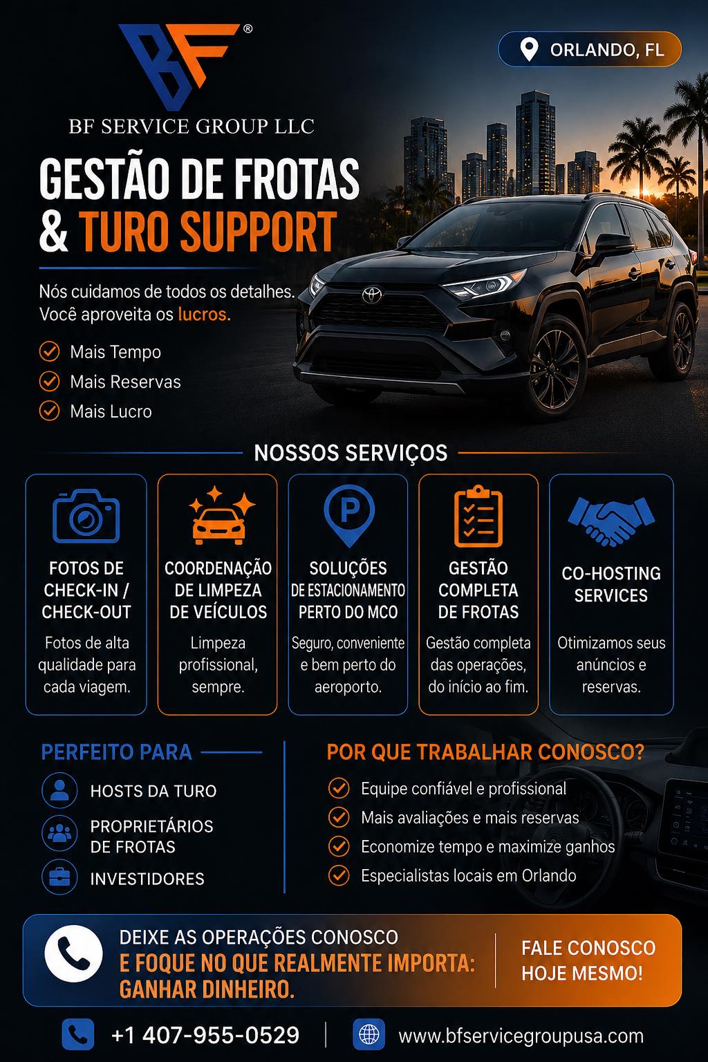 B F Service Group Facebook ad: Car Rental Fleet Management Turo | Bf Service Group LLC…