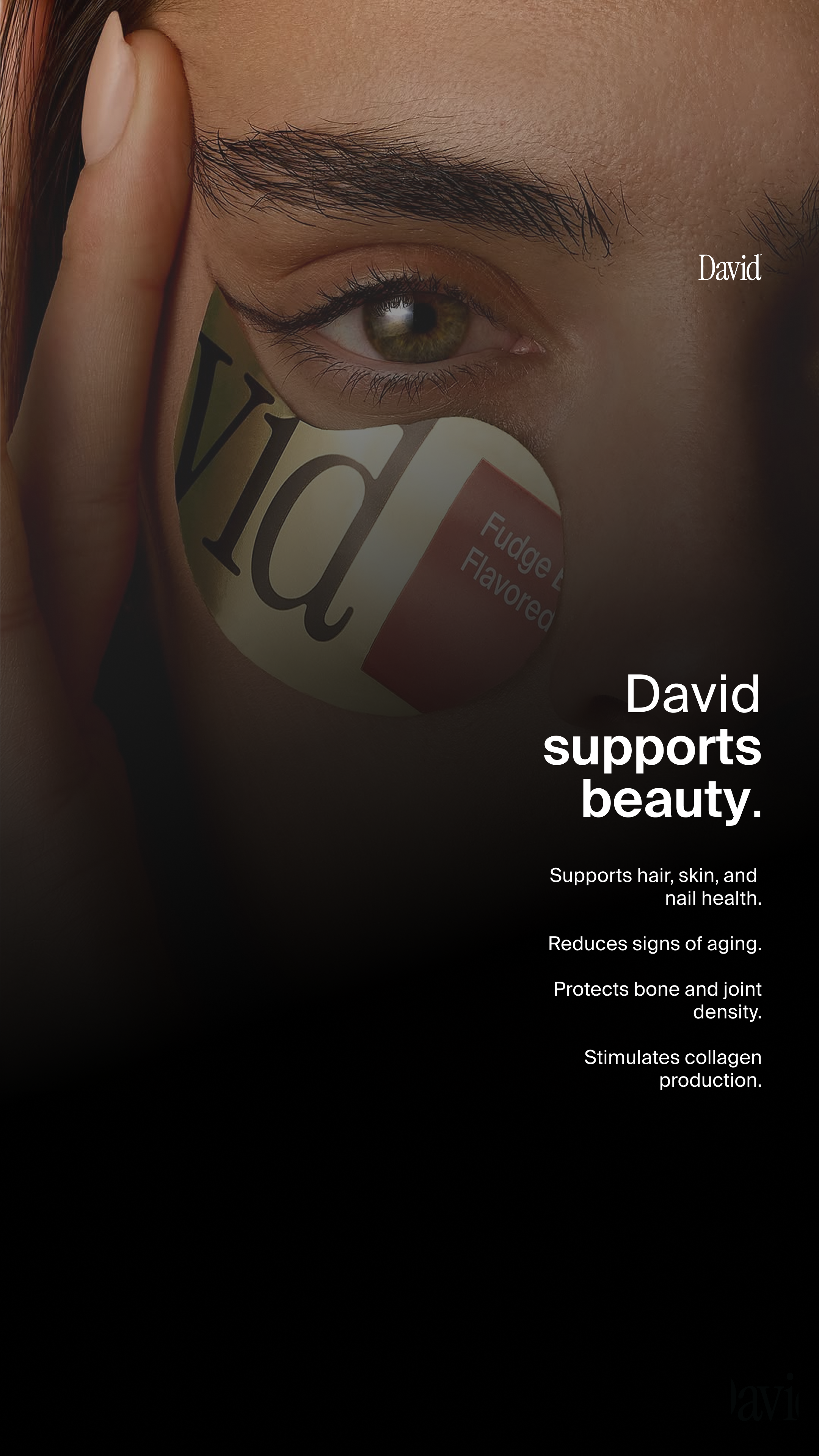 David Protein Facebook ad