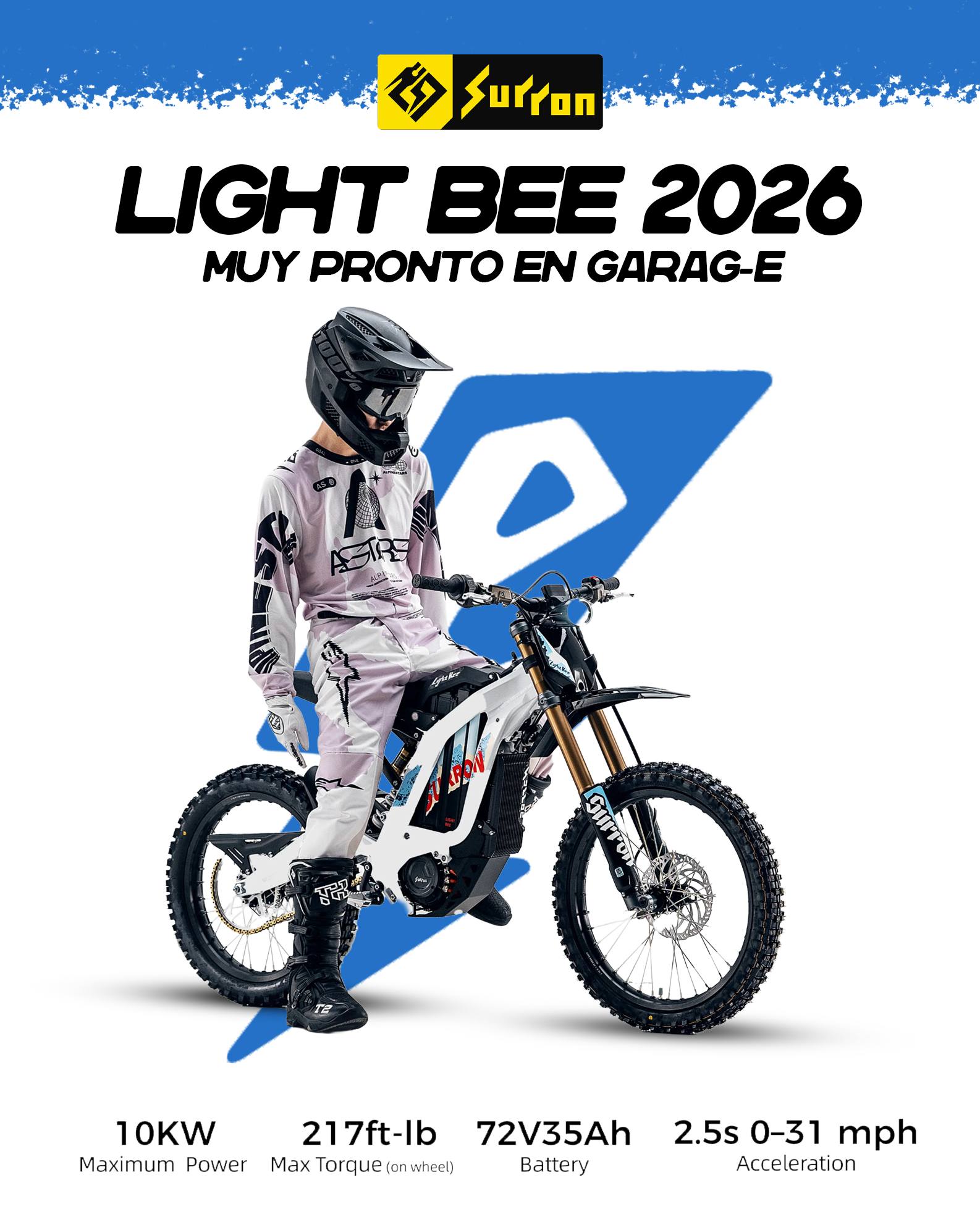 Garag-e PR Facebook ad: La Surron Light Bee 2026 muy pronto estará…