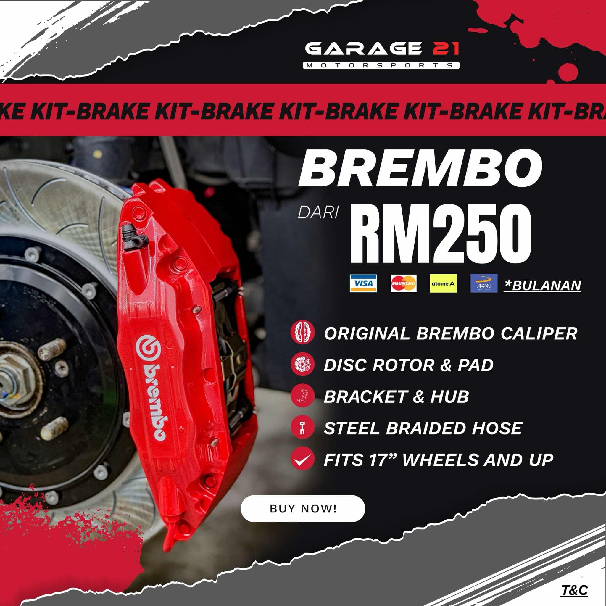 Garage21 Facebook ad