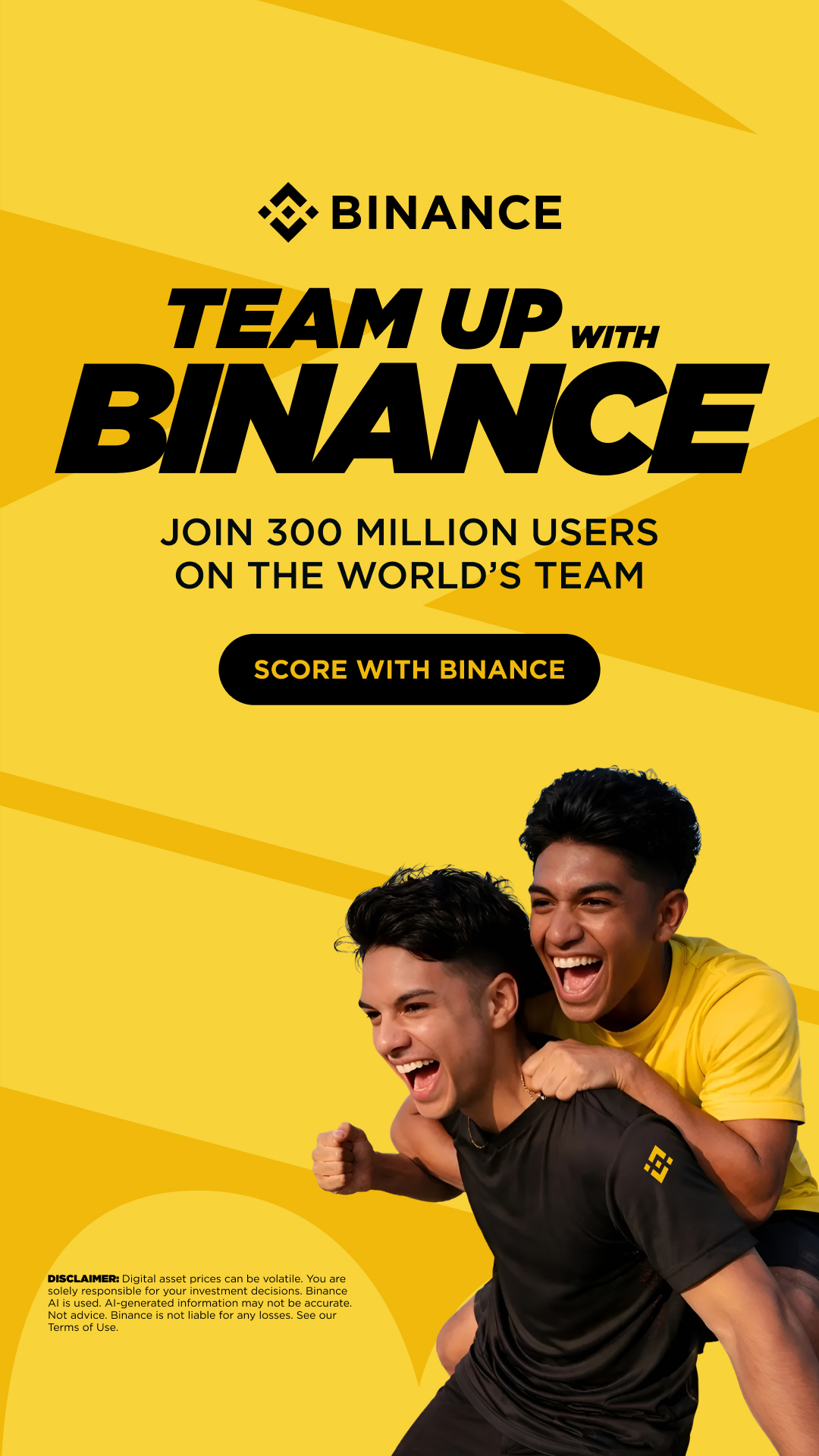 Binance Facebook ad