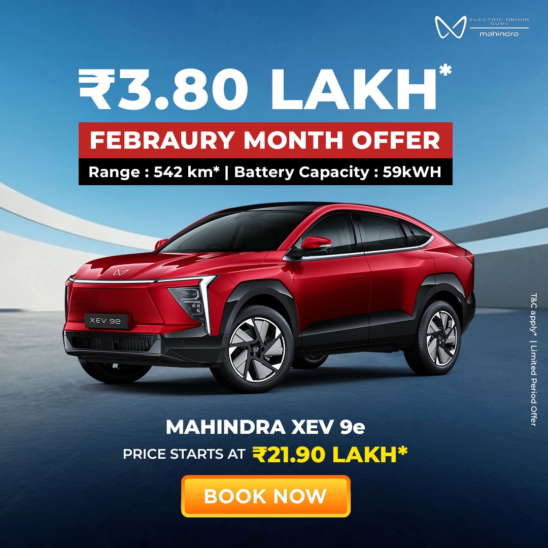Mahindra EV - North UP Facebook ad: benefits up to ₹3.80 Lakh*