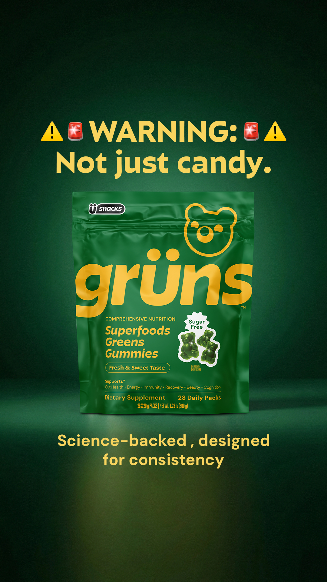 Grüns Facebook ad