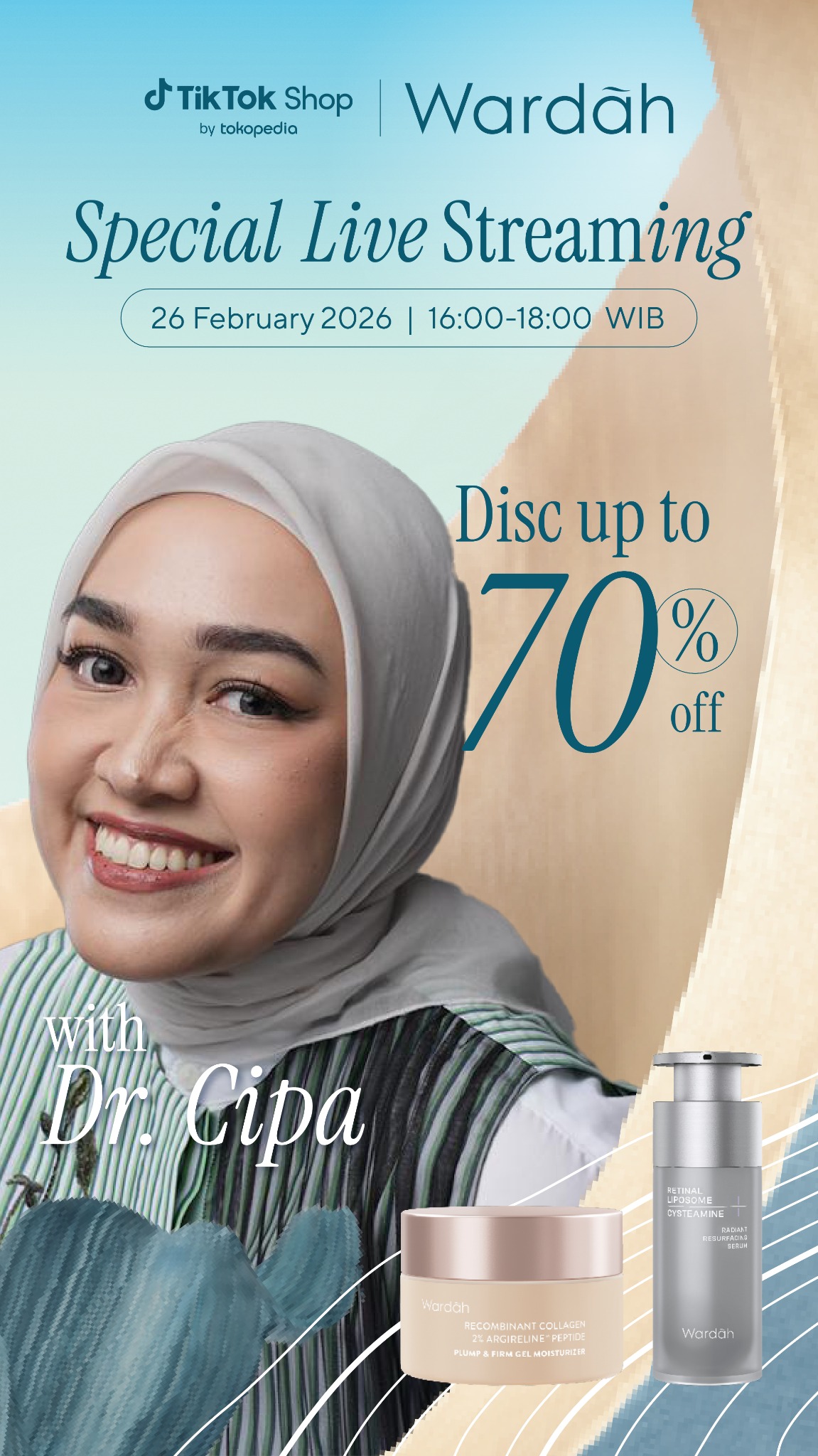 Wardah Cosmetics Facebook ad