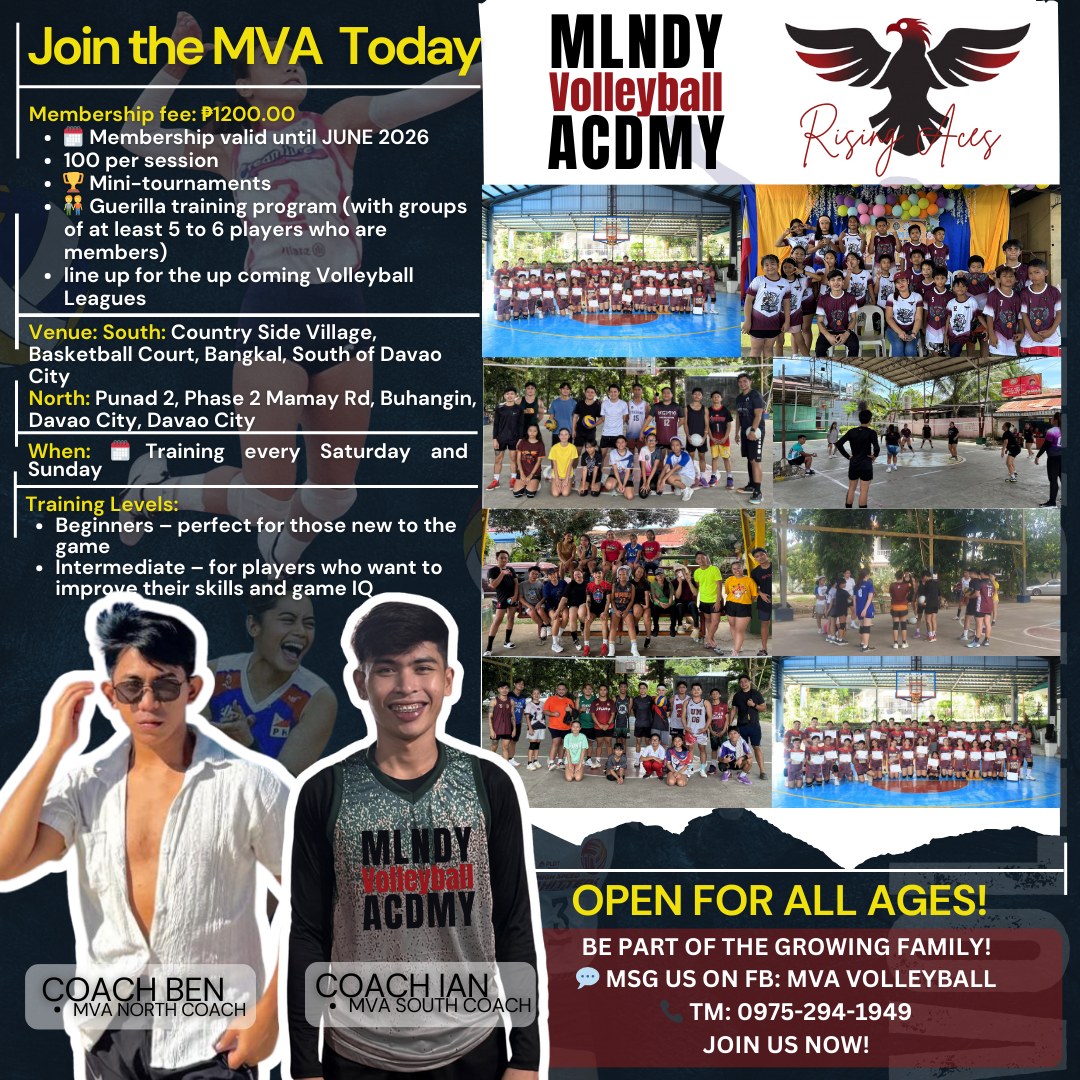 MVA Volleyball Facebook ad: MVA NORTH IS OFFICIALLY OPENING!