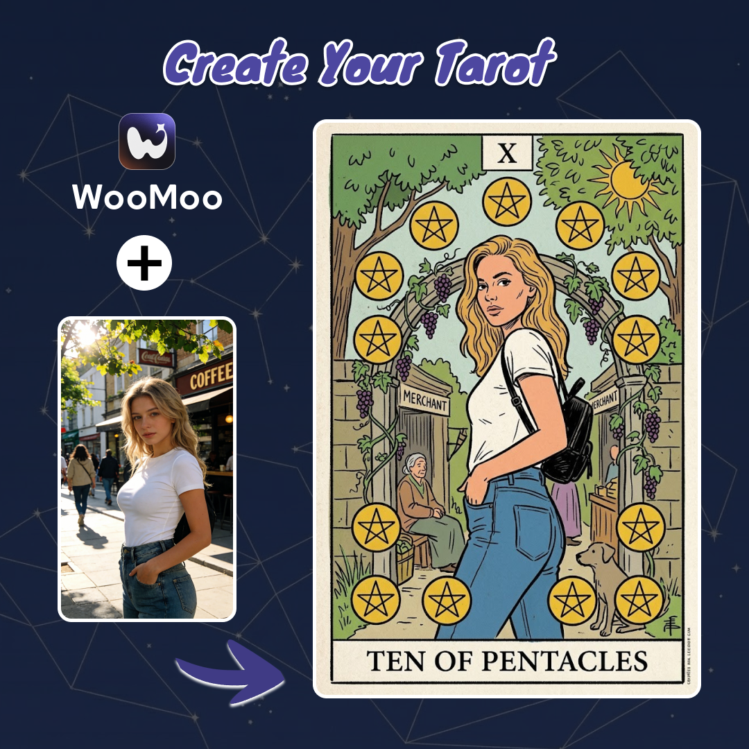 Woomoo Facebook ad: Meet Your Higher Self.
