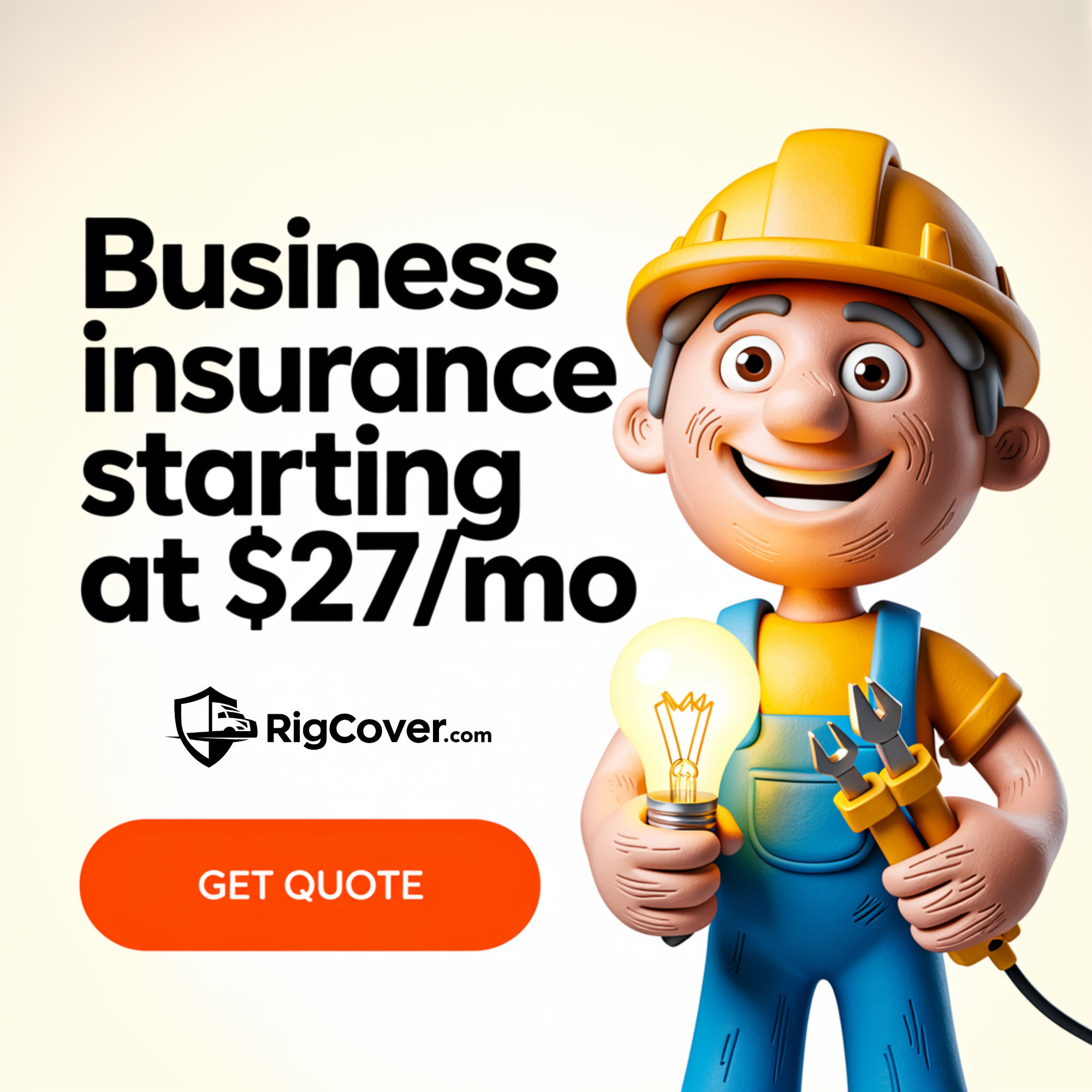 Rigcover.com Business Insurance Facebook ad: Small Biz Cost Cutter