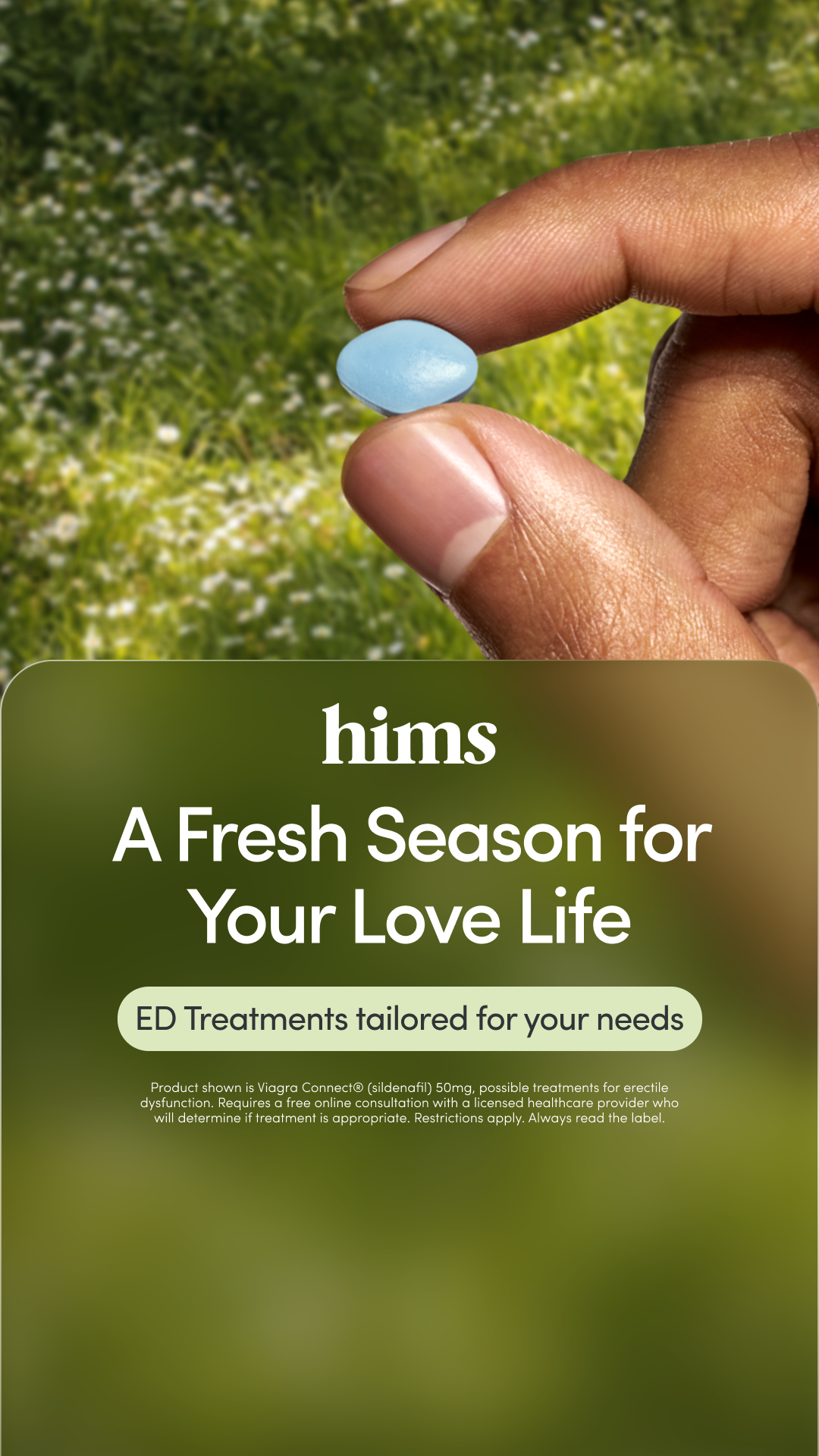 hims Facebook ad