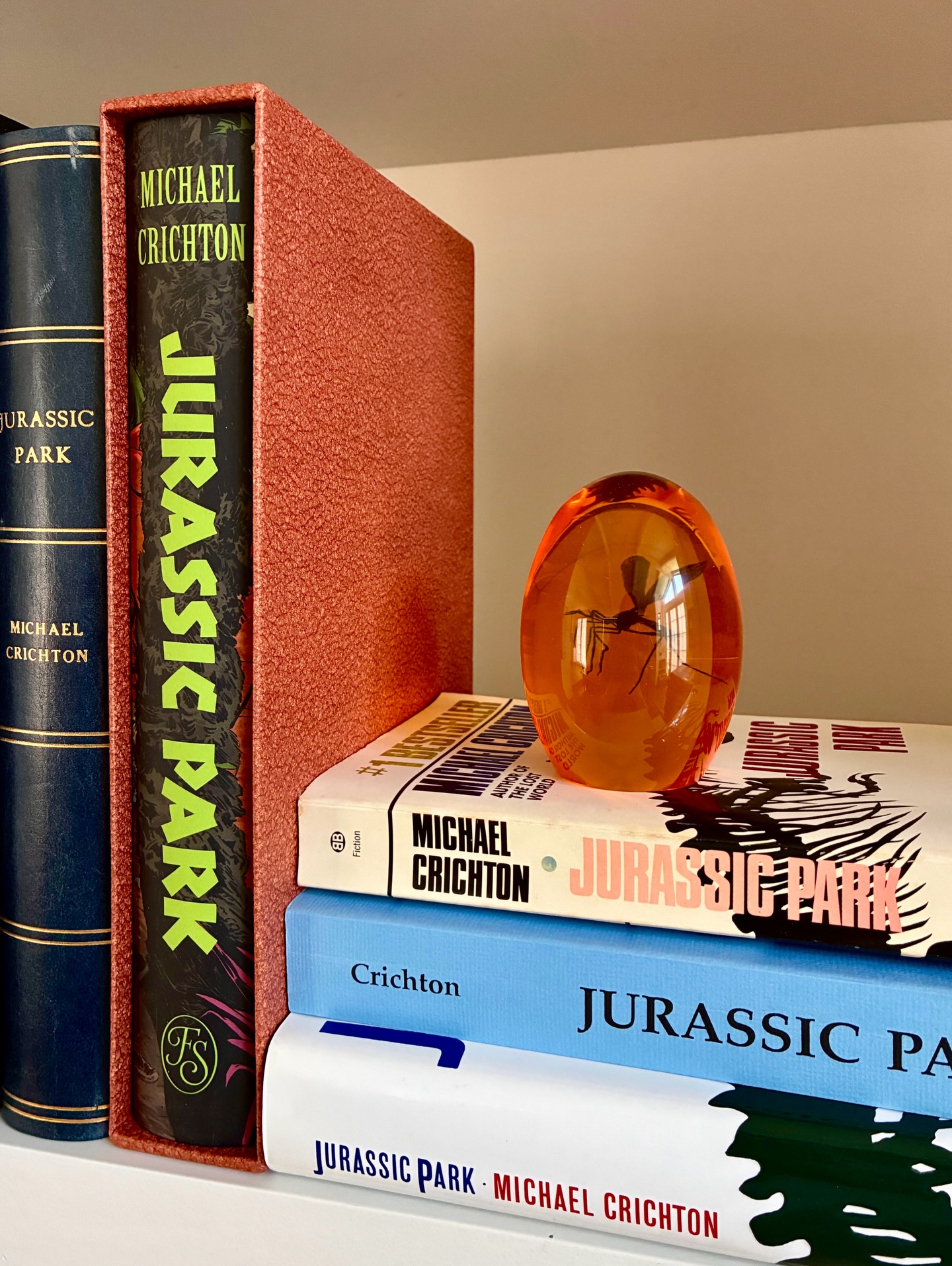 Michael Crichton Facebook ad: In Jurassic Park, Michael Crichton imagined mosquitoes…