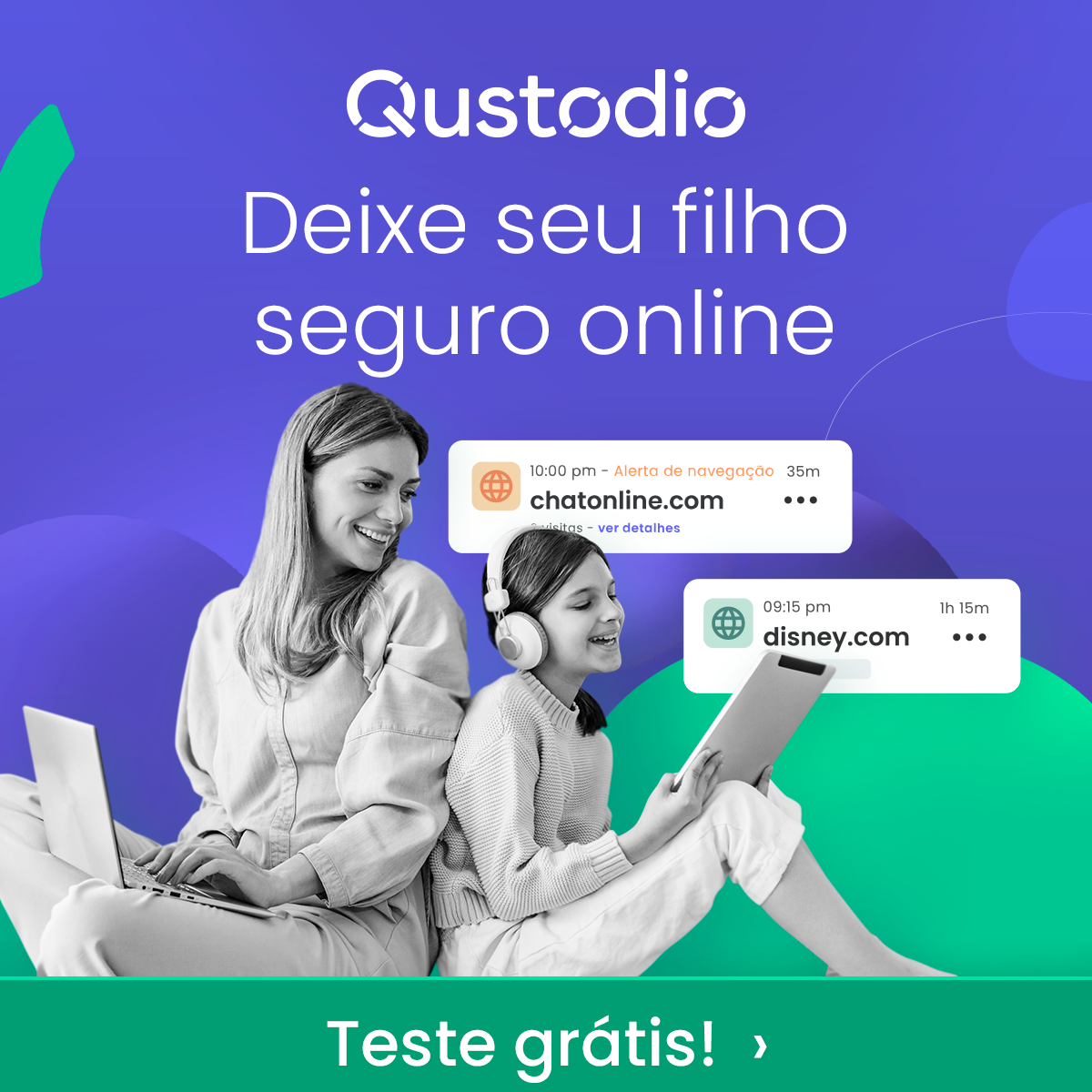 Qustodio Facebook ad