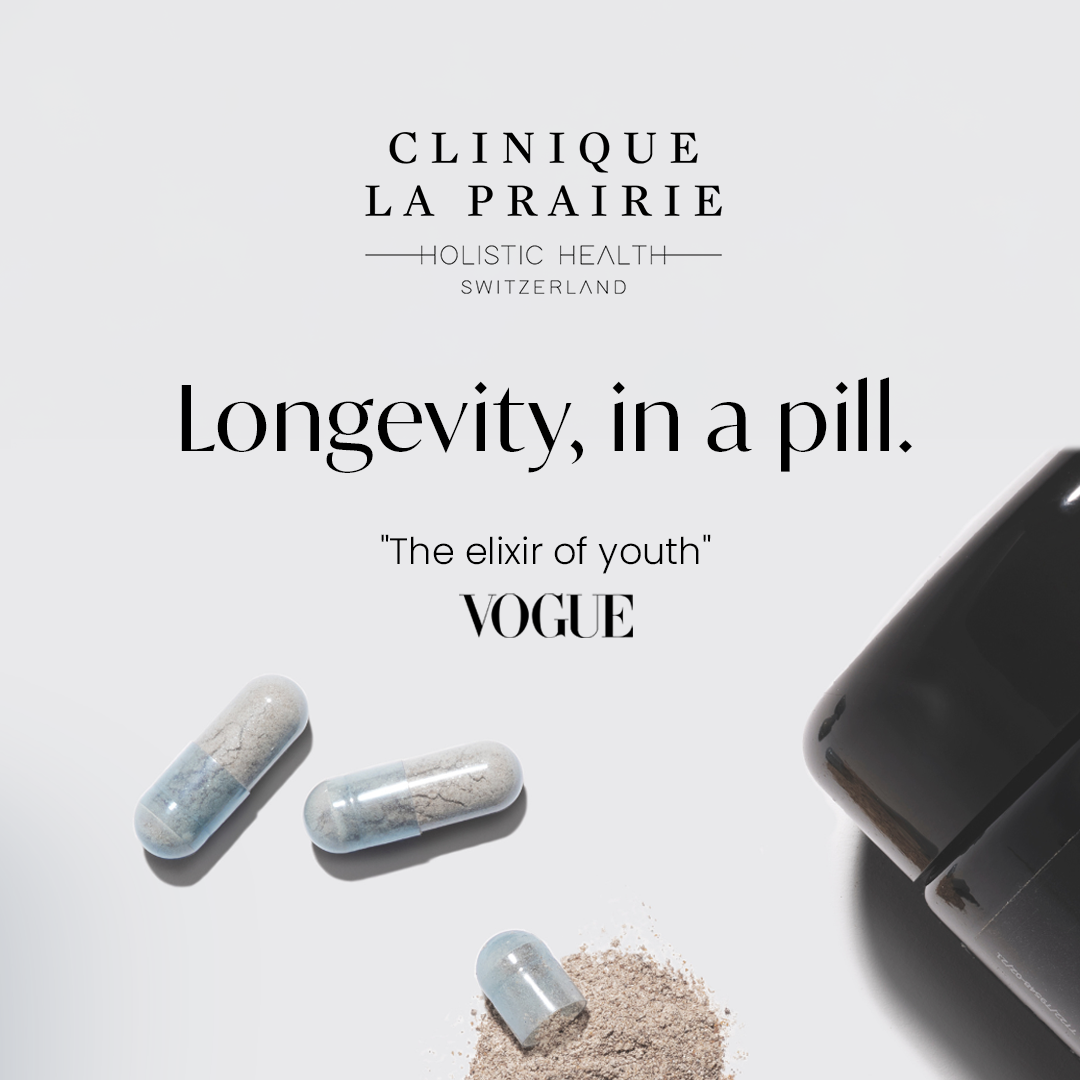 Holistic Health by Clinique La Prairie Facebook ad
