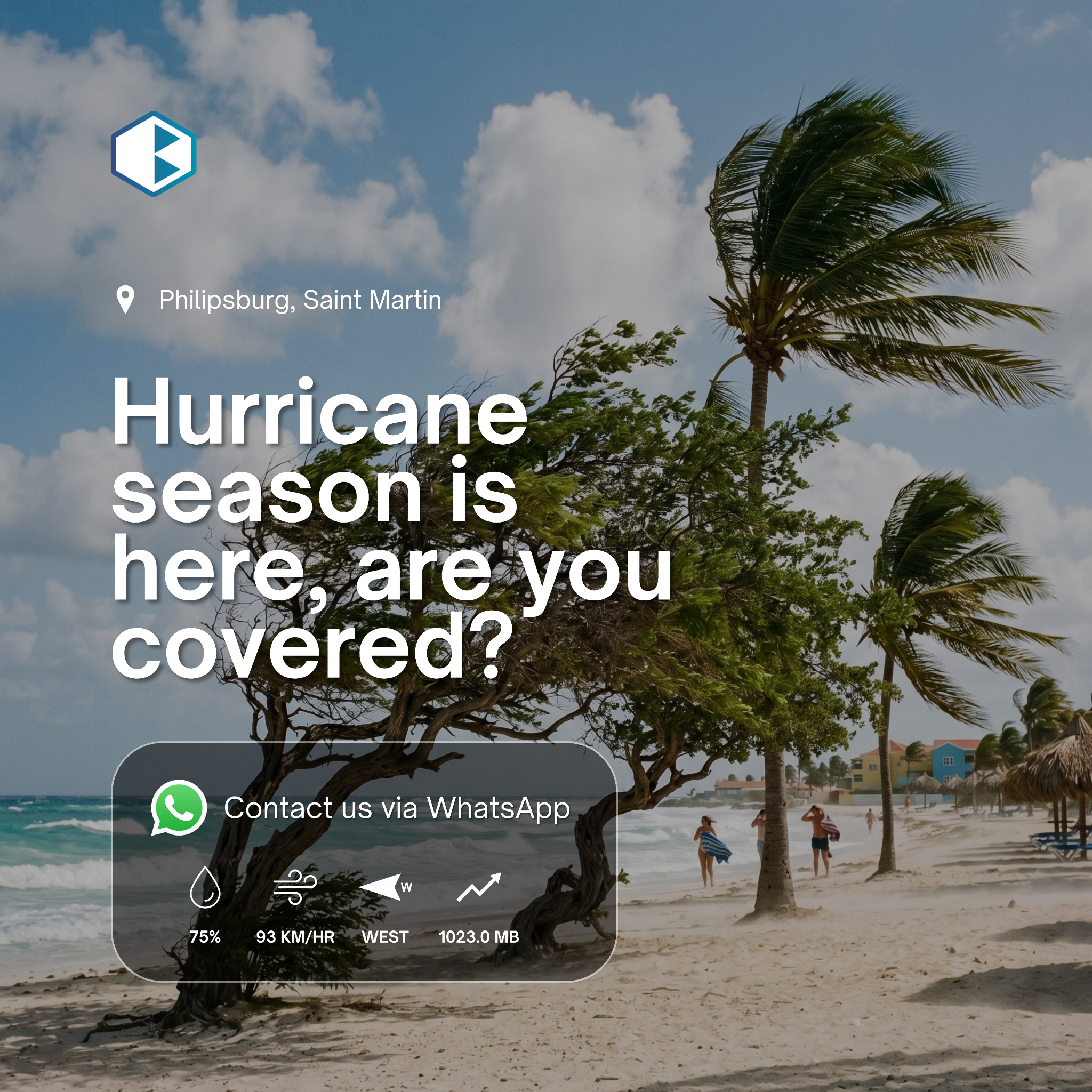 Boogaard Insurances St. Maarten Facebook ad