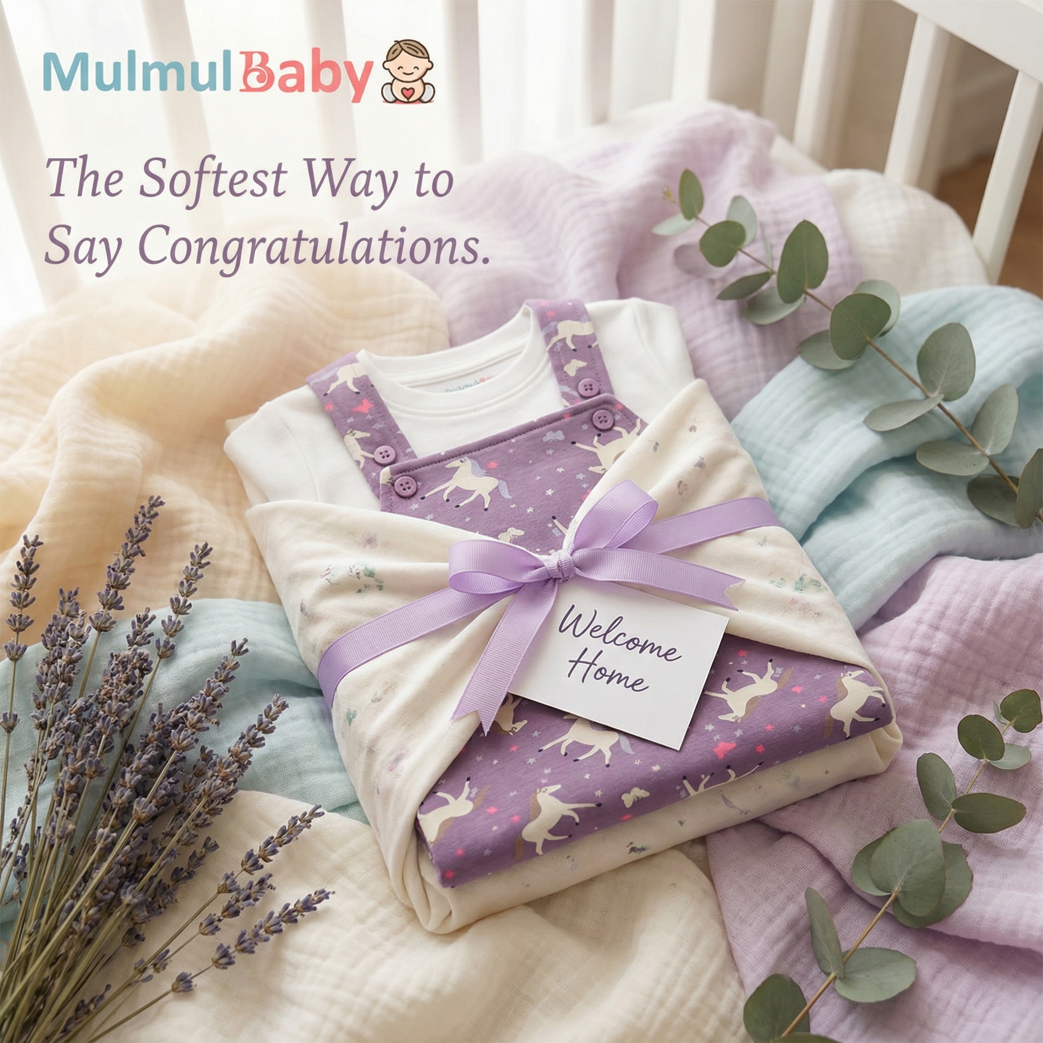 Mulmulbaby Facebook ad: The Softest Gift from MulMulBaby!