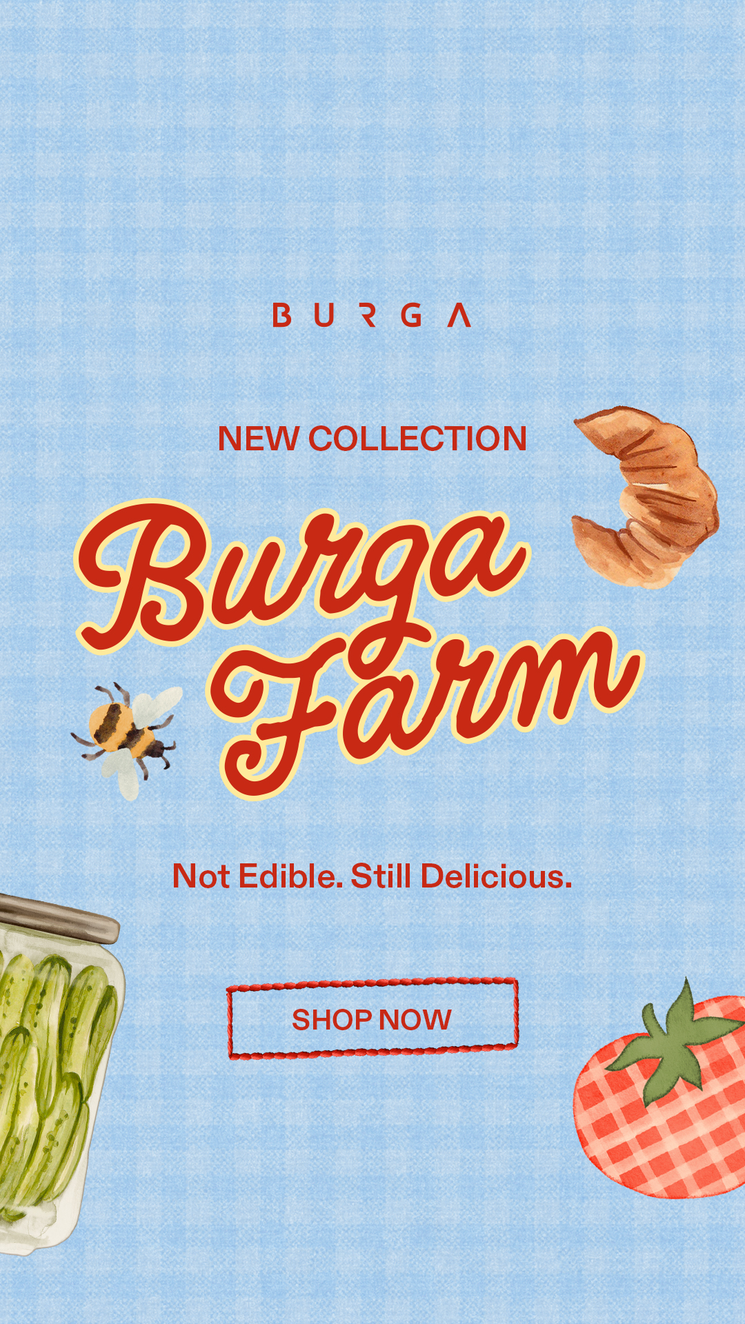 BURGA Czech Facebook ad
