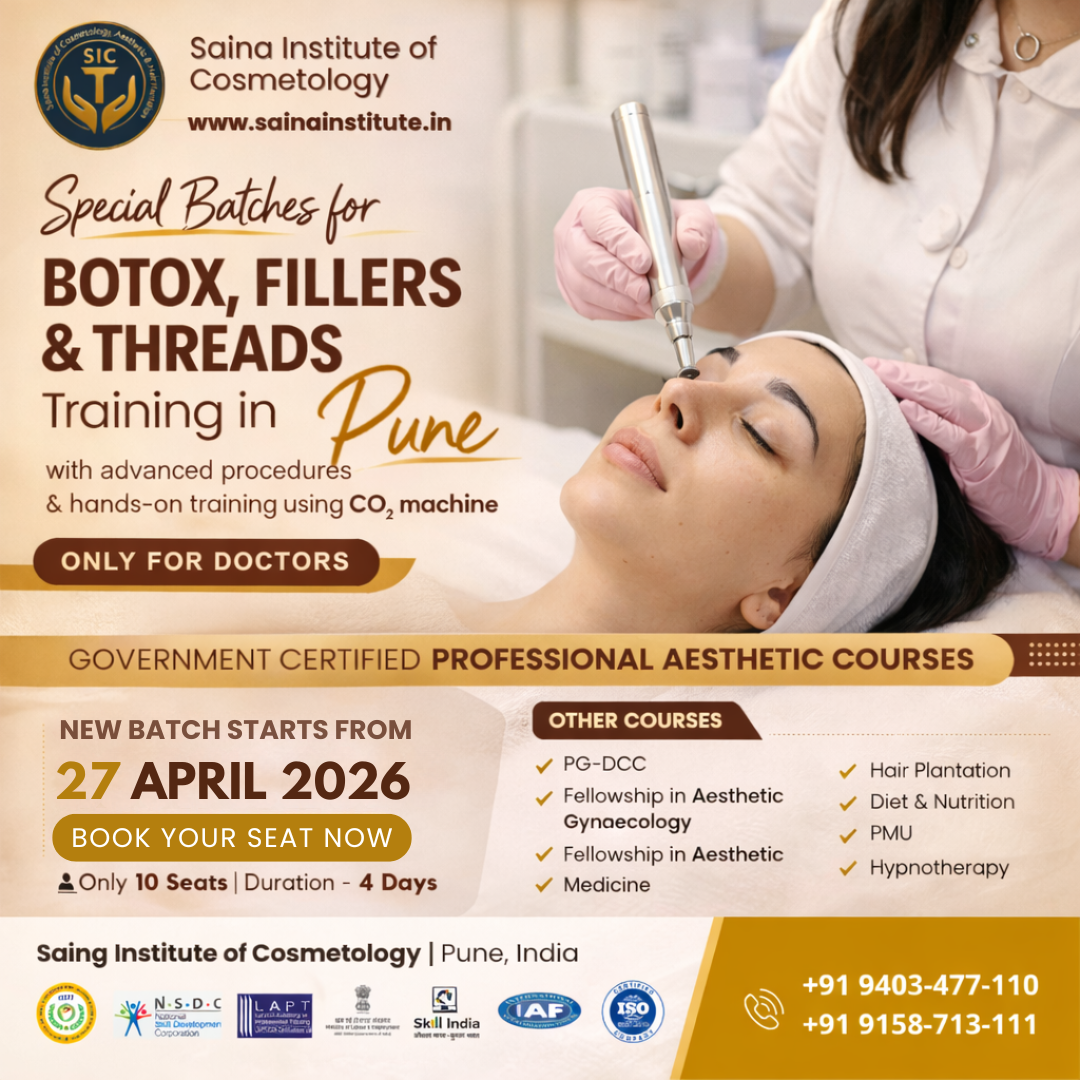 Saina Institute Of Cosmetology Facebook ad: Only 10 Seats, Book Now