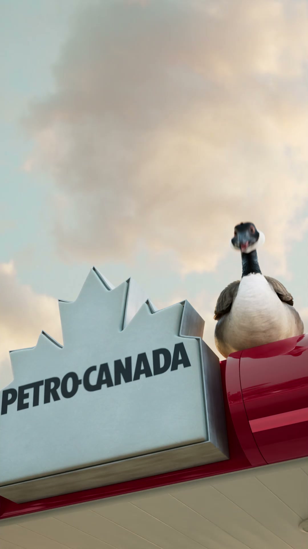 Petro-Canada Québec Facebook ad: Faites un quack, obtenez votre porte-clés!