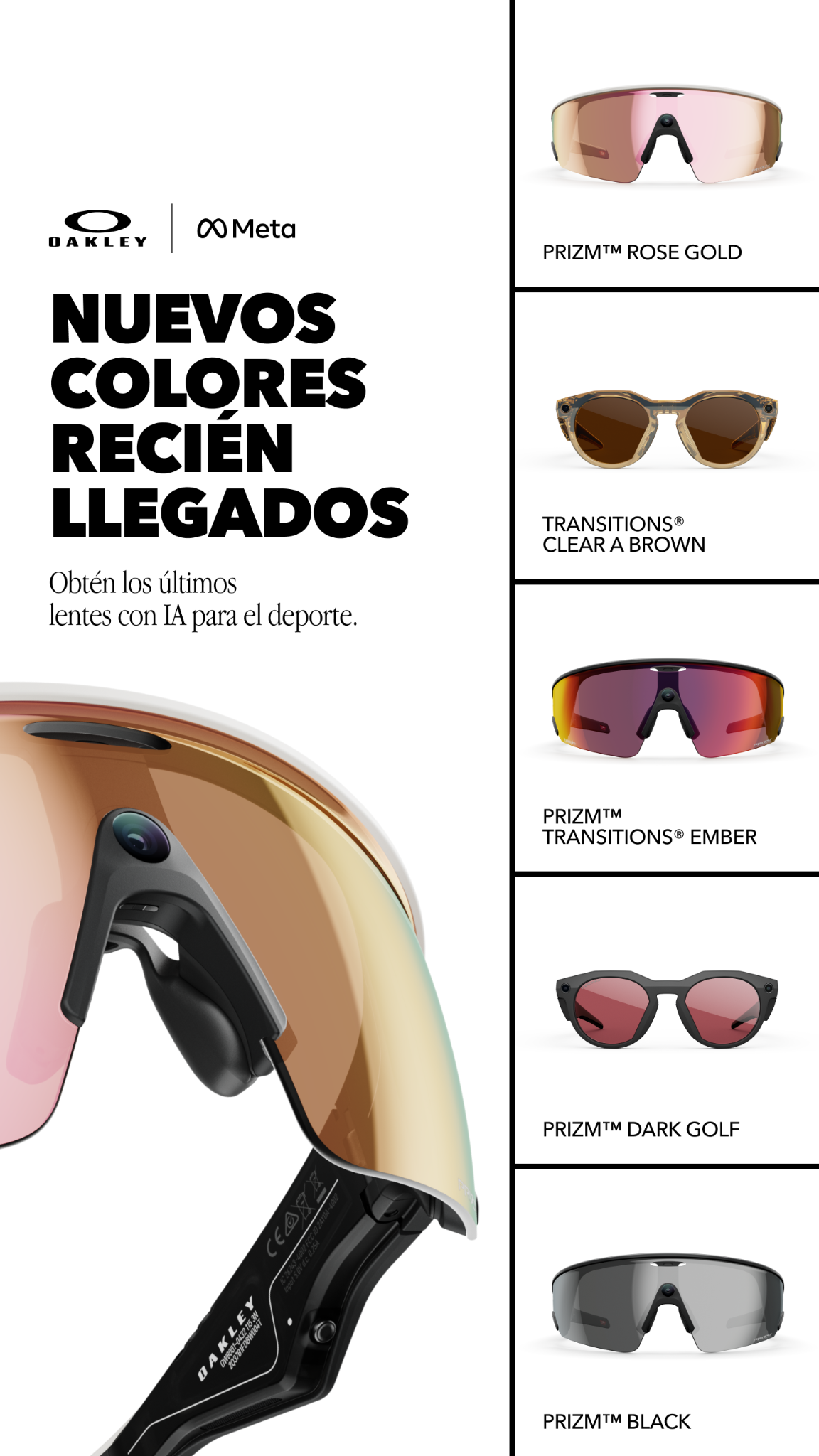 Oakley Meta Facebook ad