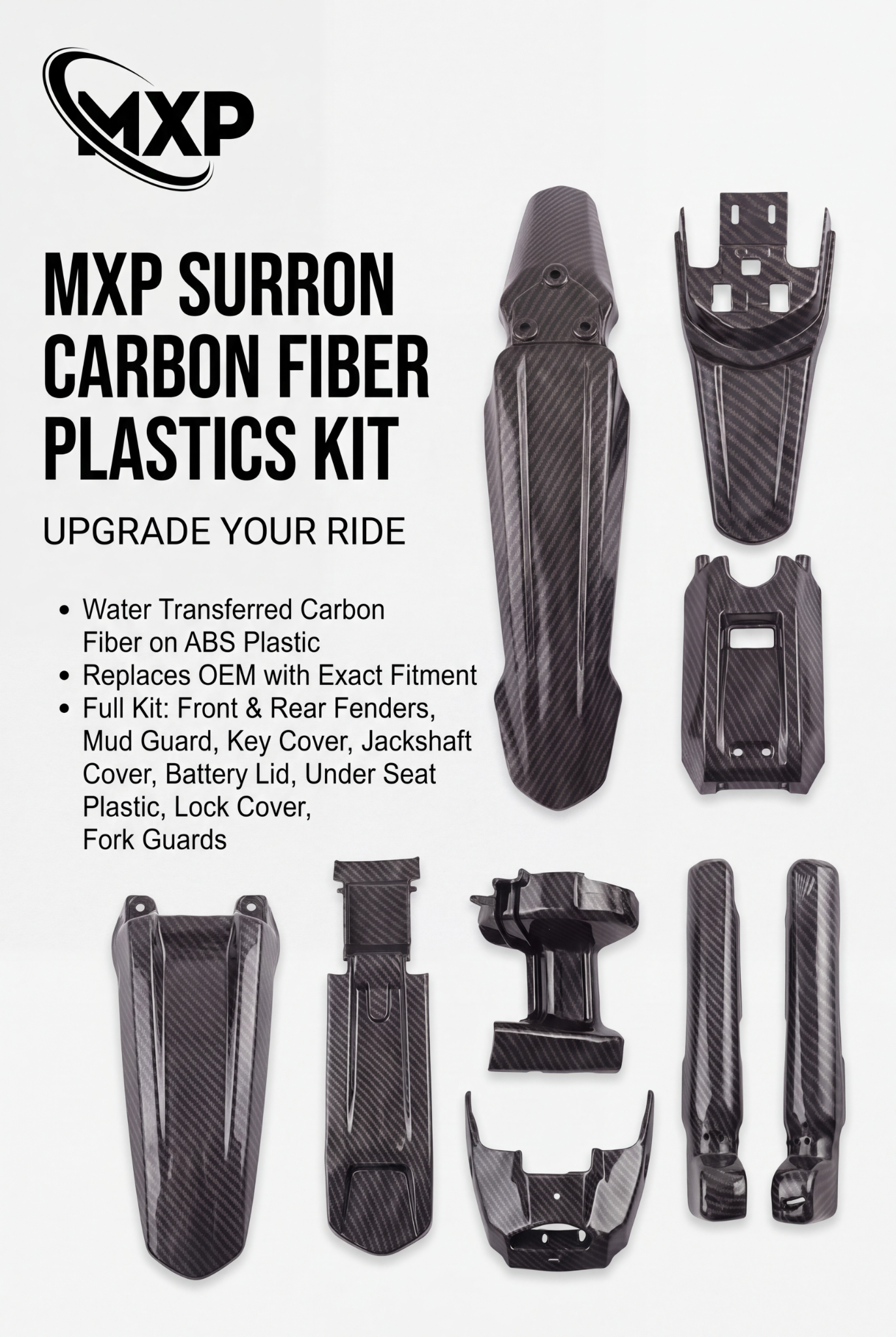 Mxp designs Facebook ad: This Is What a Finished Surron Looks Like.